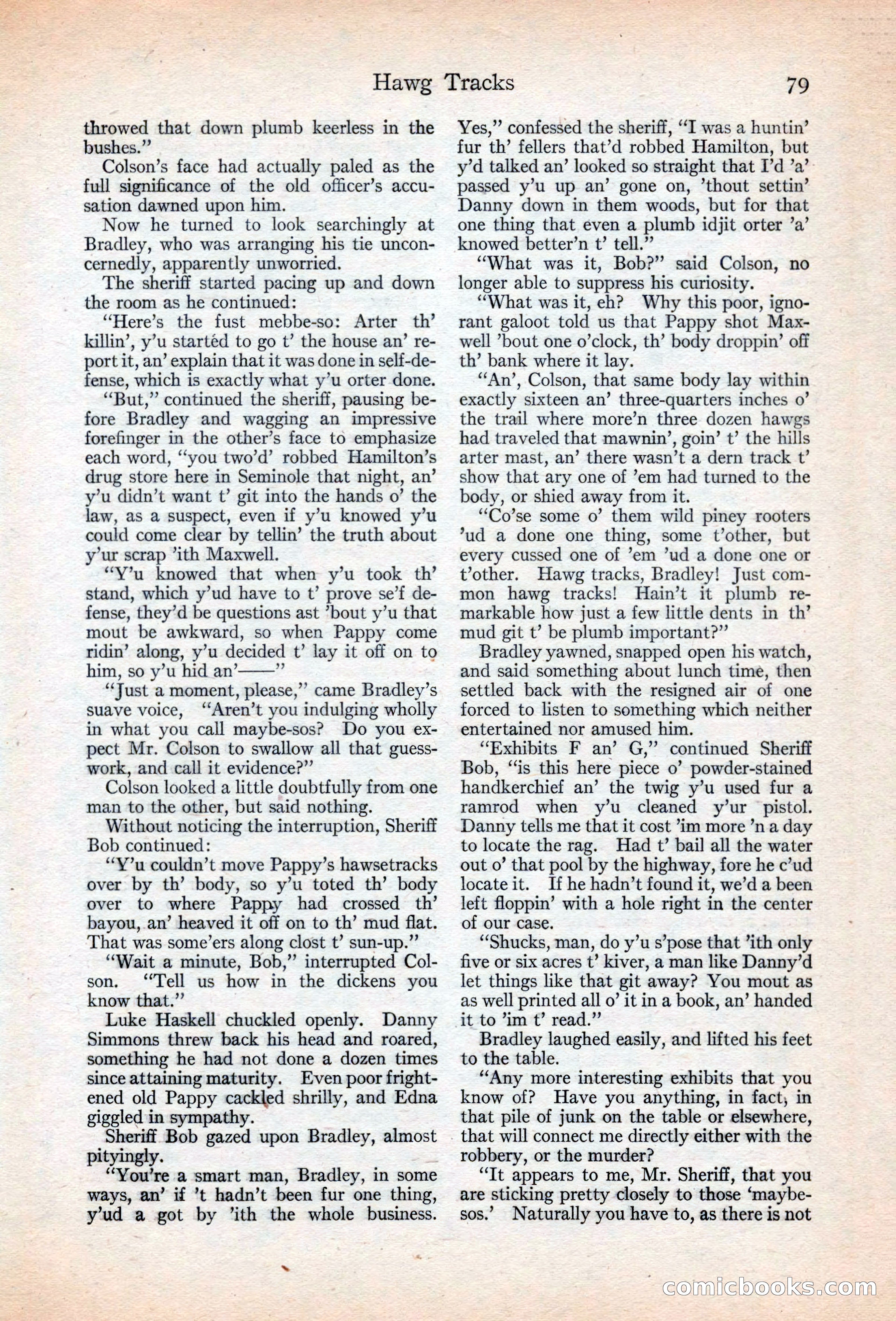 Adventure Magazine, May 20, 1925 — page 93 of 208