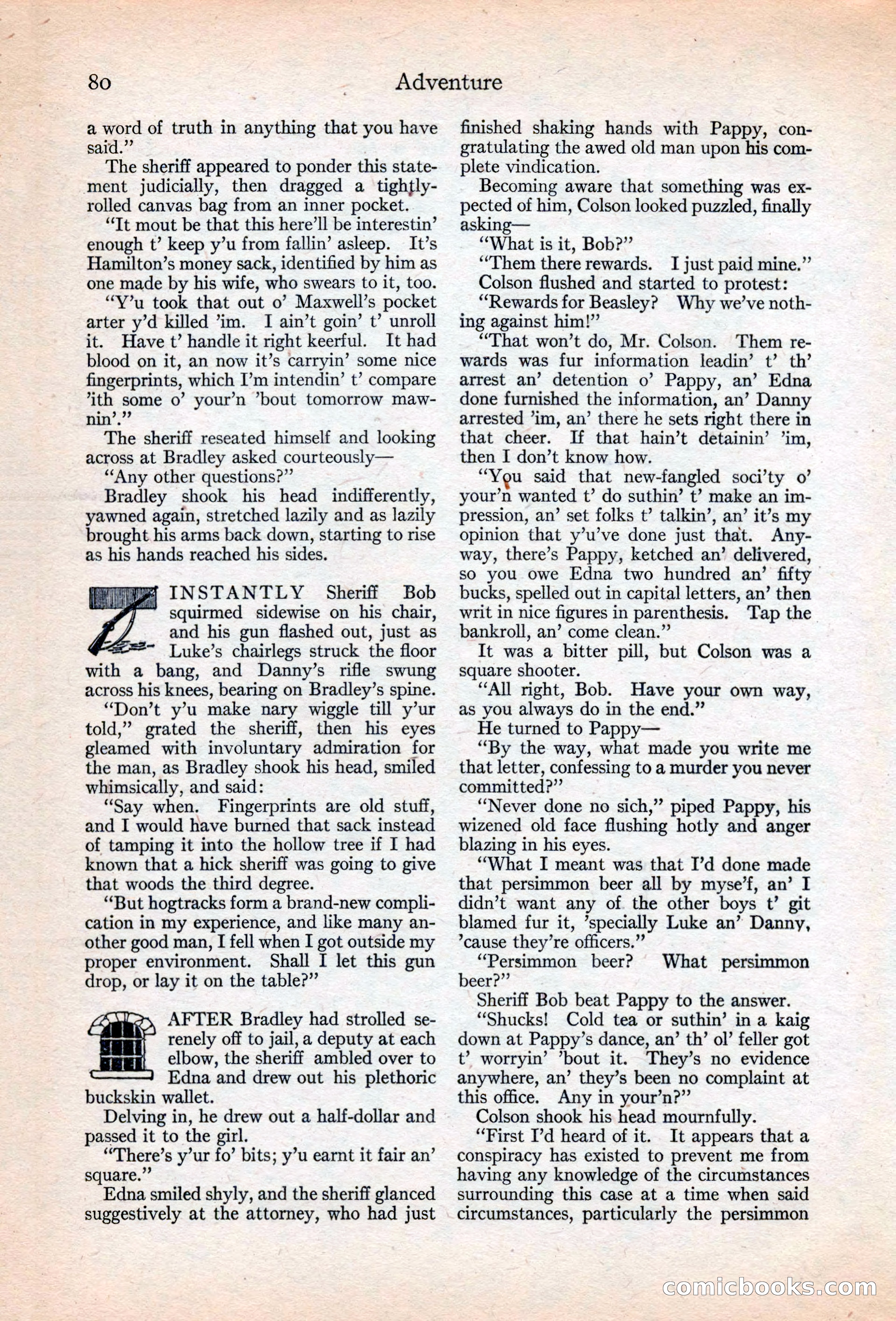 Adventure Magazine, May 20, 1925 — page 94 of 208