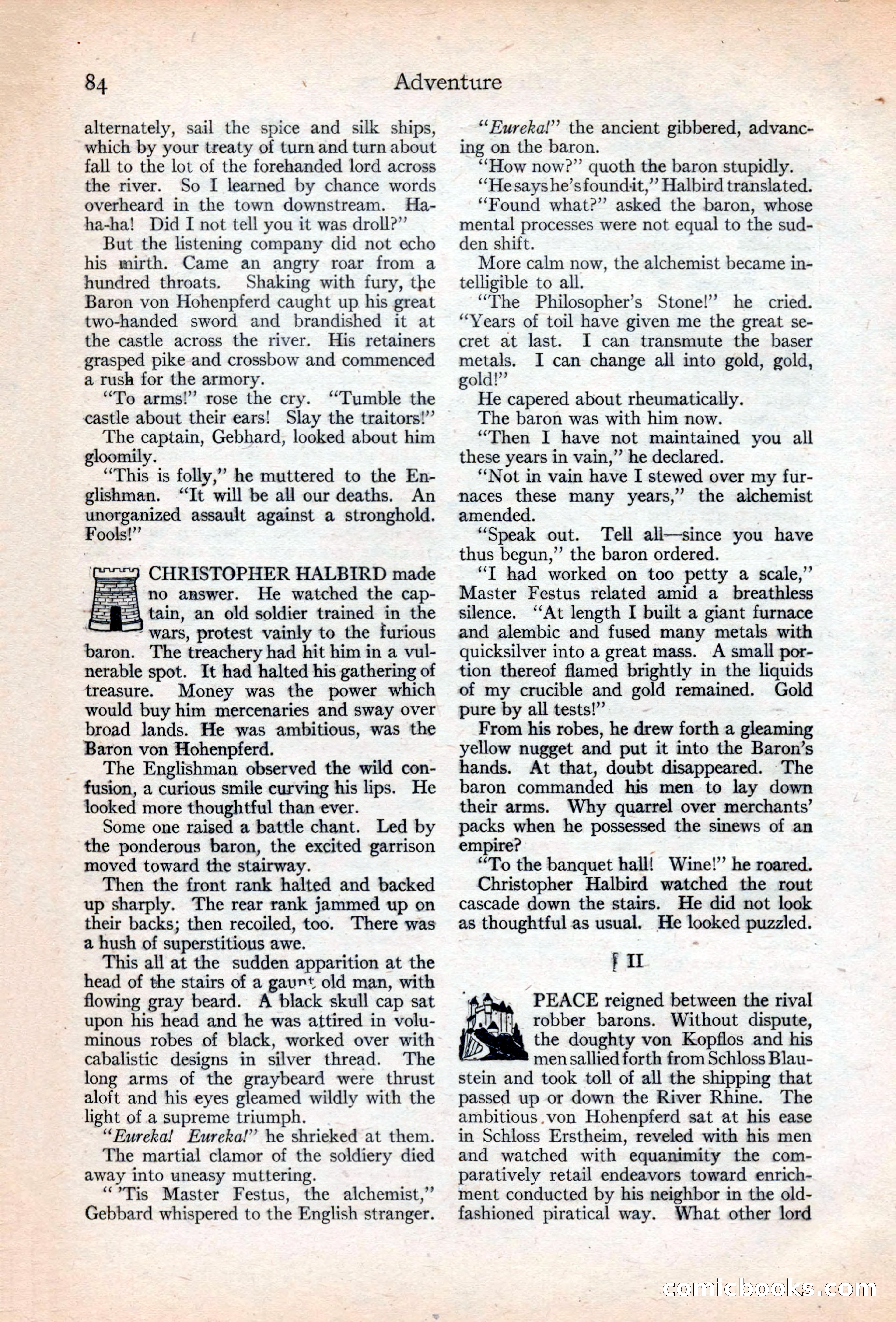 Adventure Magazine, May 20, 1925 — page 98 of 208