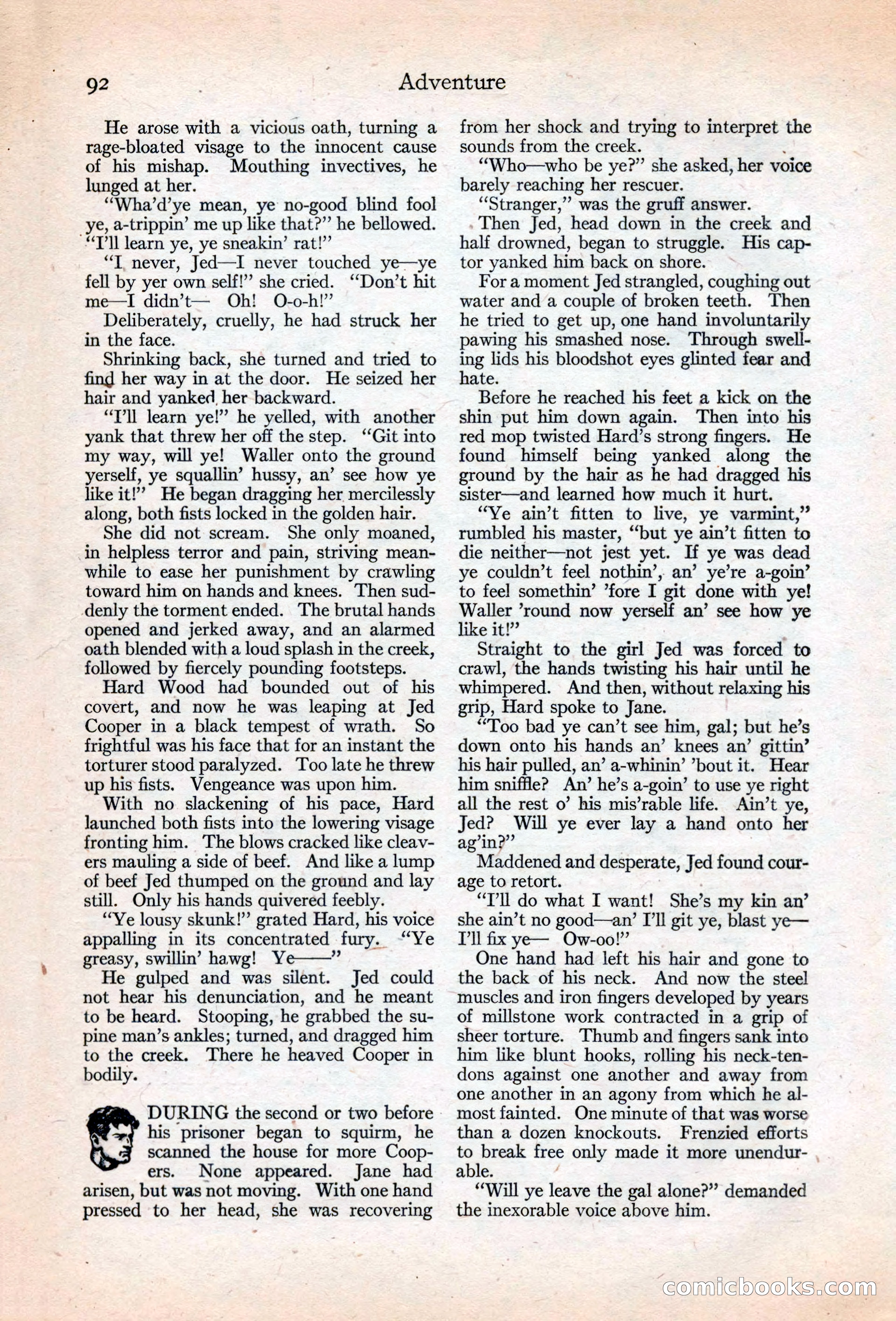 Adventure Magazine, May 20, 1925 — page 106 of 208