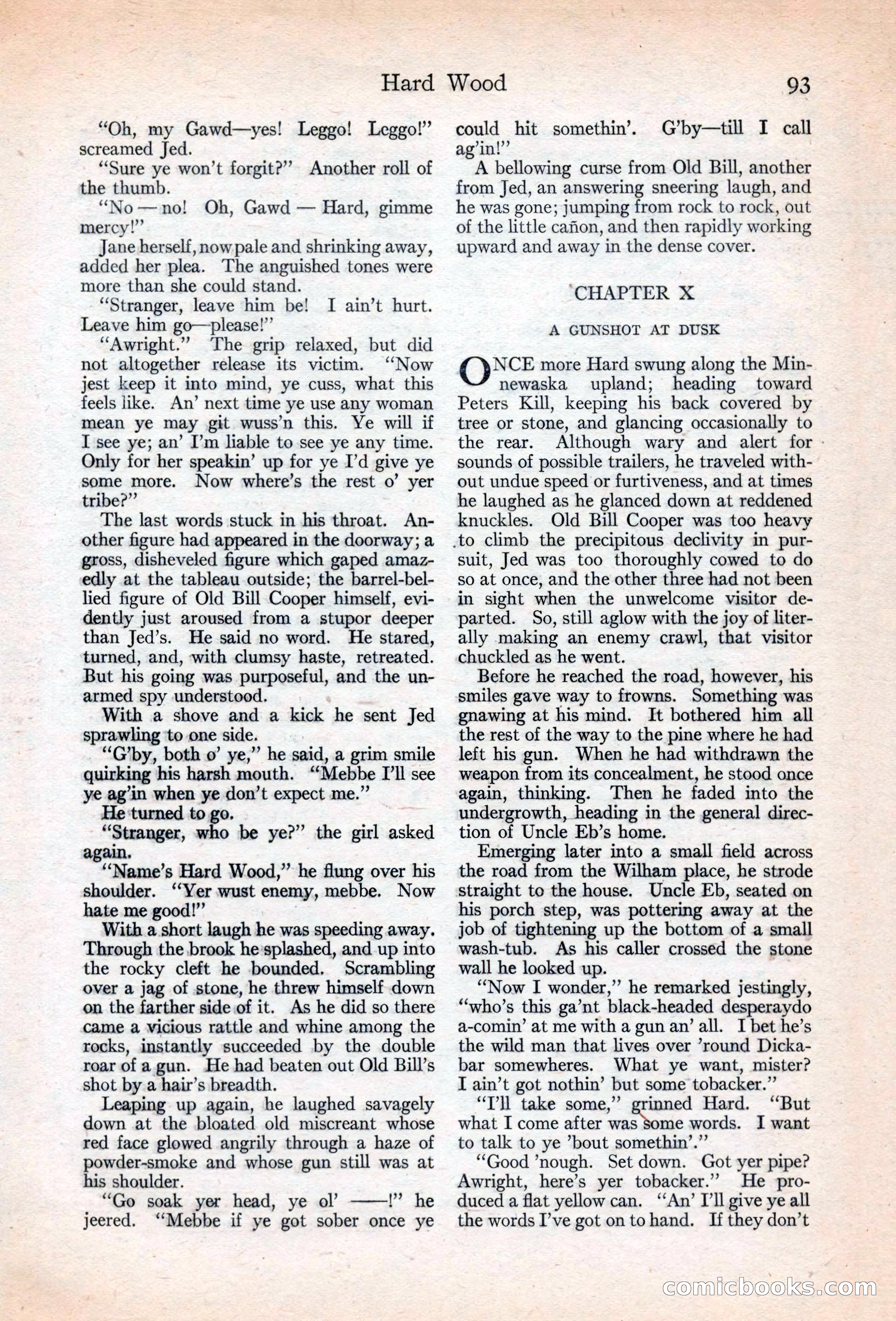 Adventure Magazine, May 20, 1925 — page 107 of 208