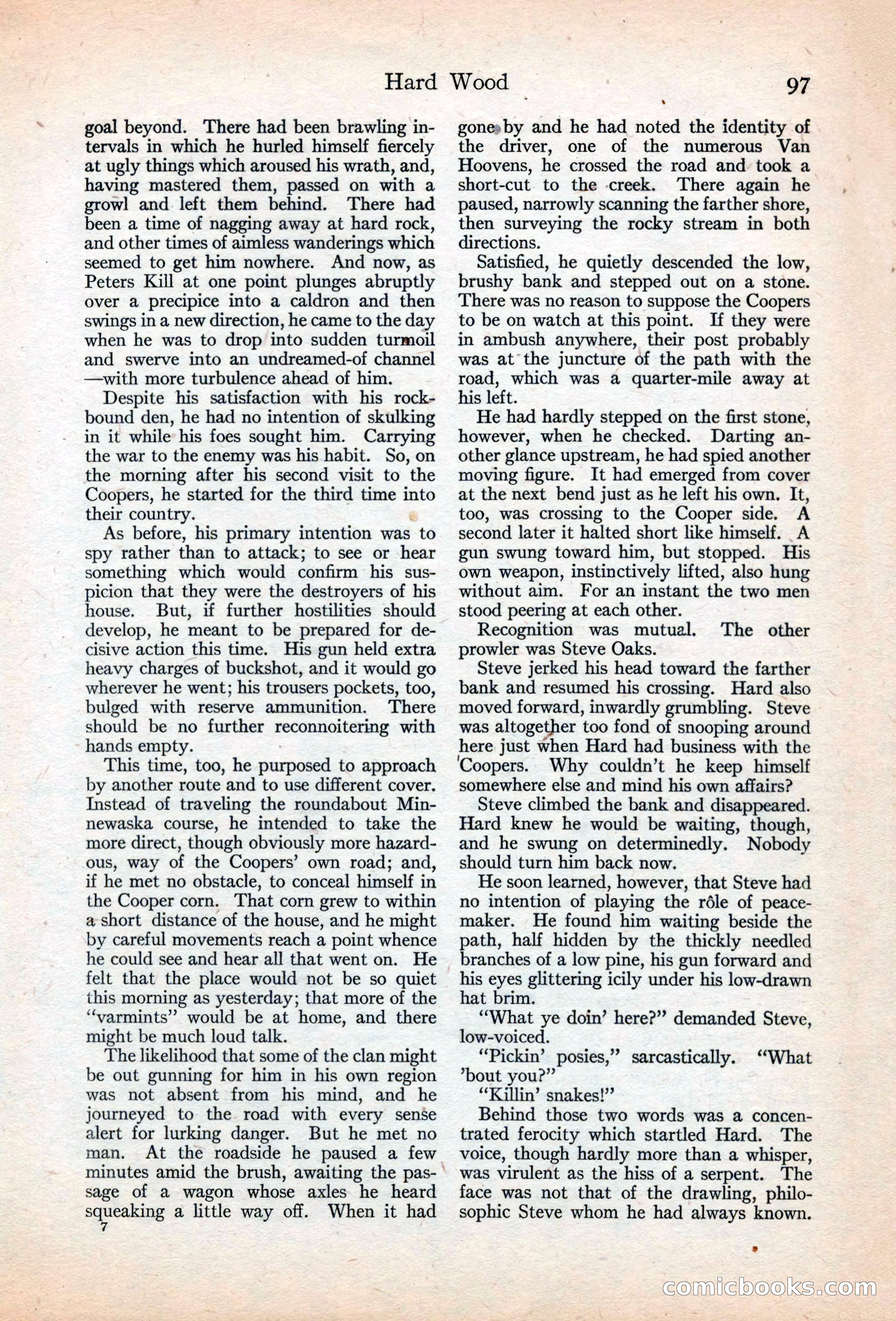 Adventure Magazine, May 20, 1925 — page 111 of 208