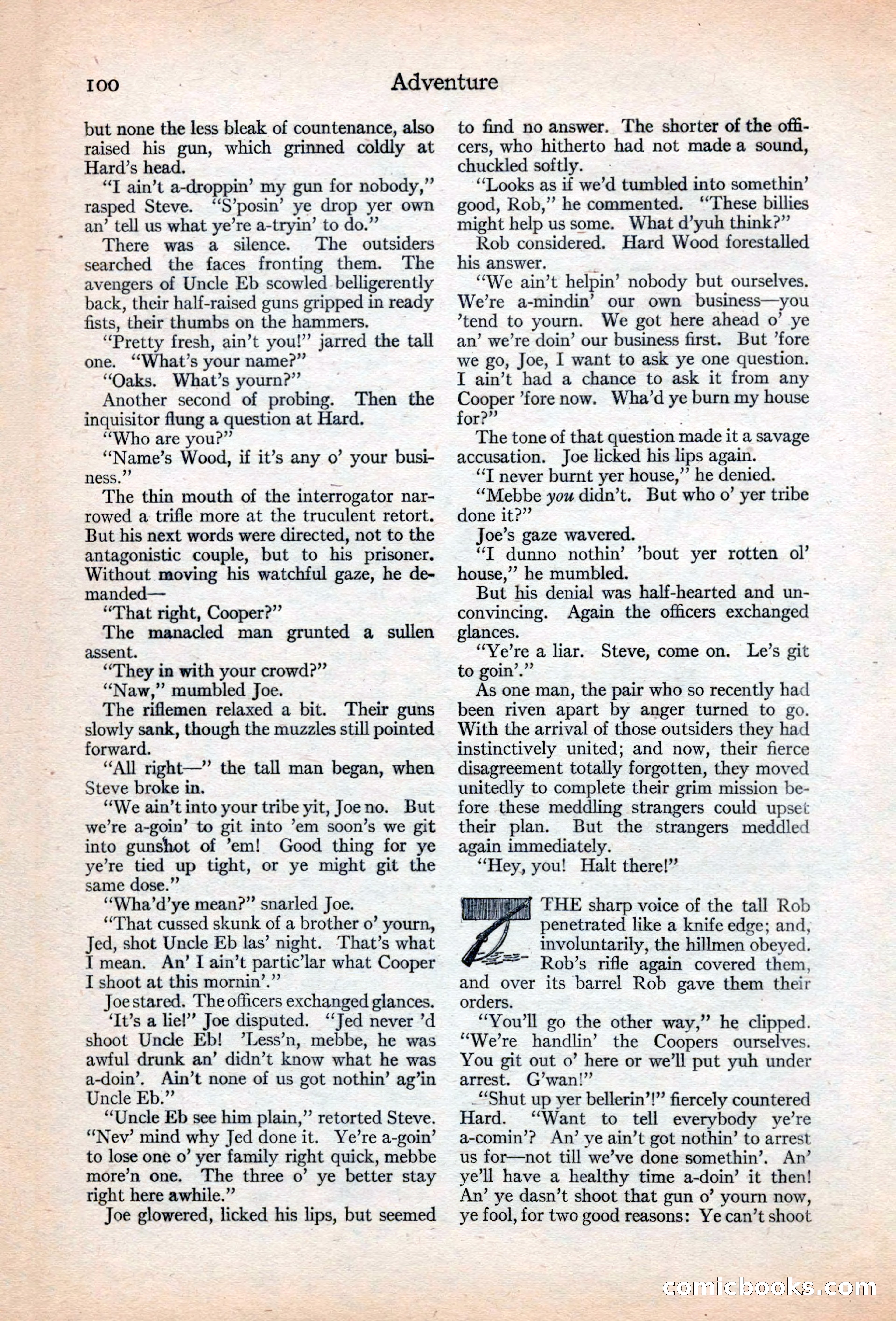 Adventure Magazine, May 20, 1925 — page 114 of 208
