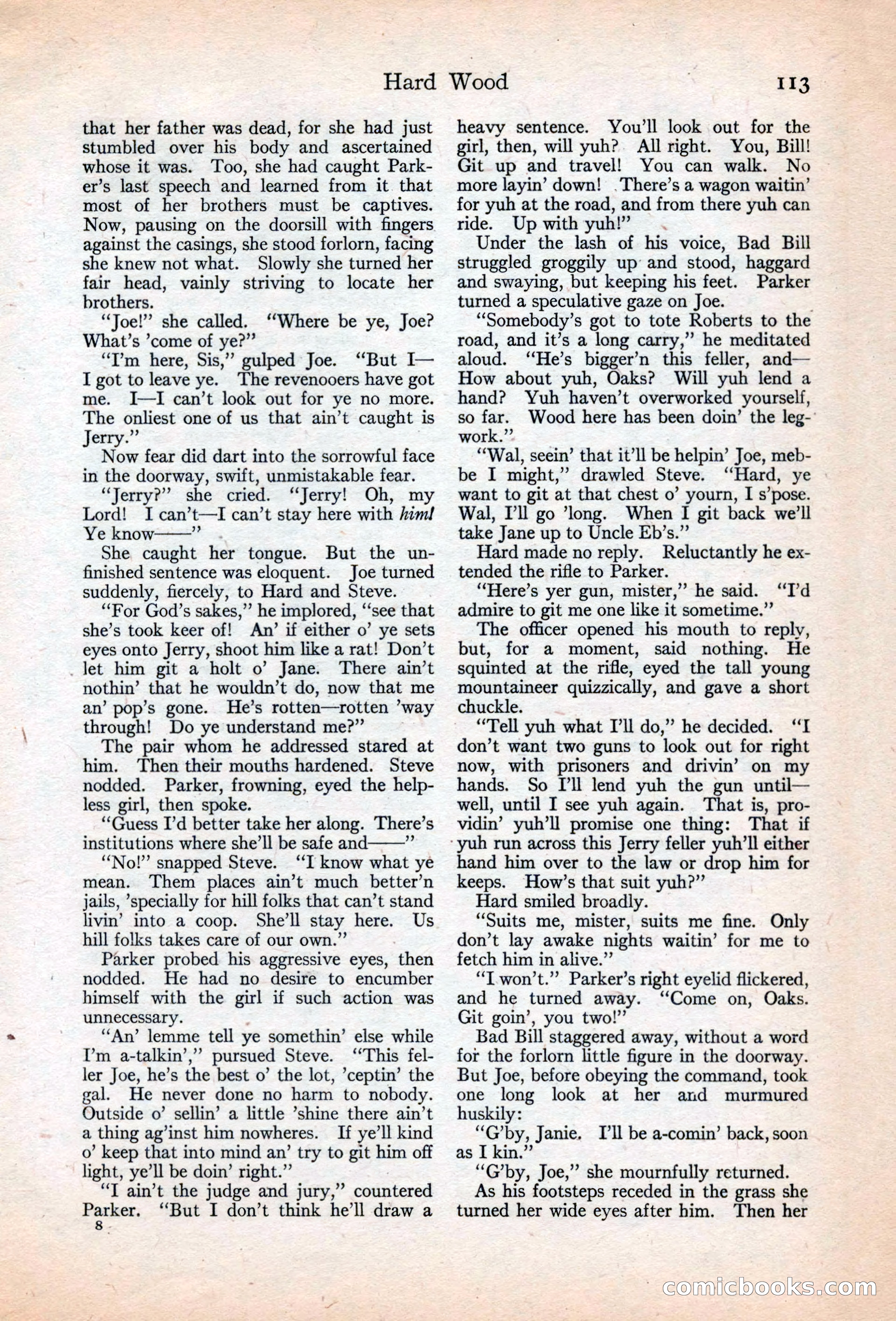 Adventure Magazine, May 20, 1925 — page 127 of 208