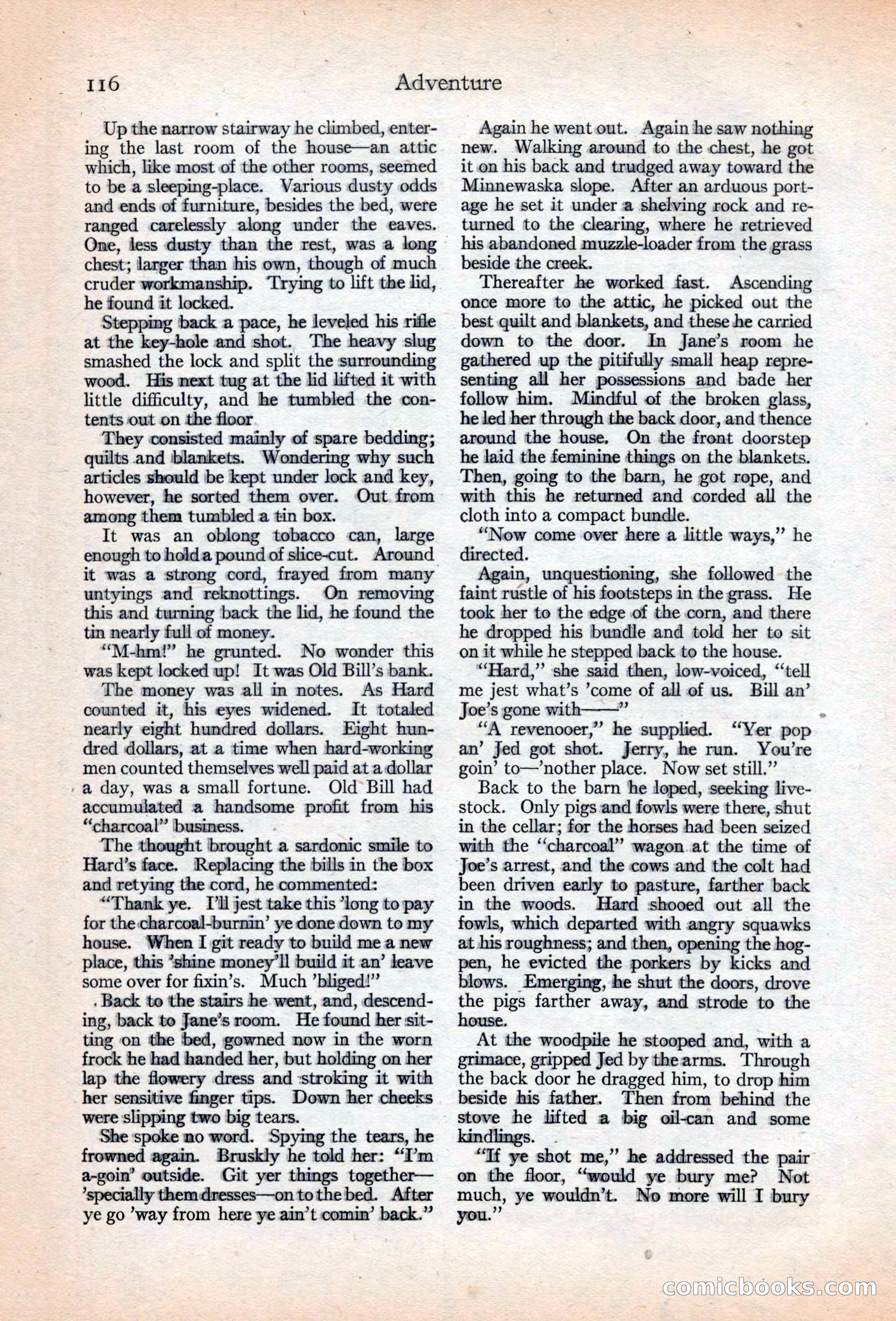 Adventure Magazine, May 20, 1925 — page 130 of 208