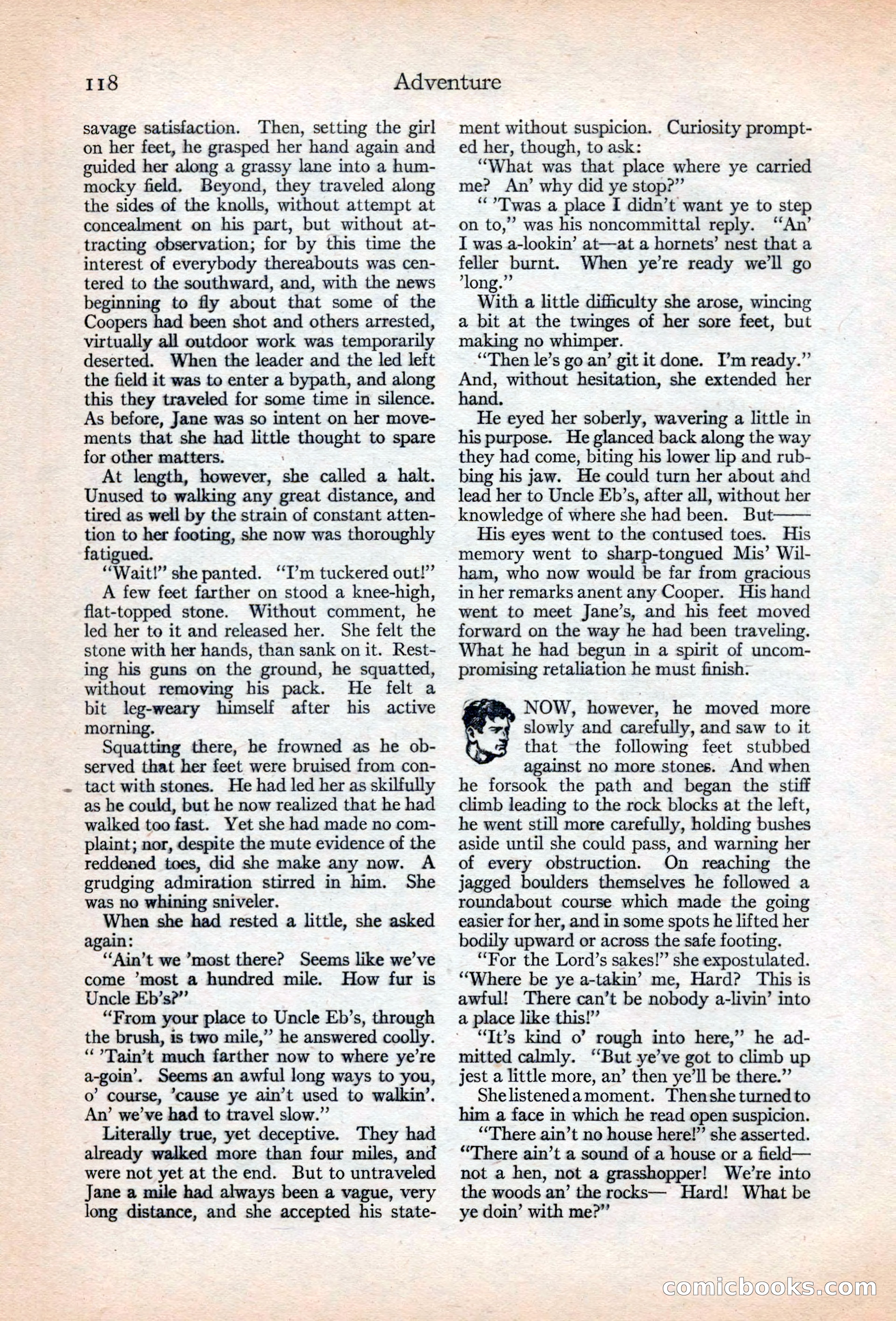 Adventure Magazine, May 20, 1925 — page 132 of 208