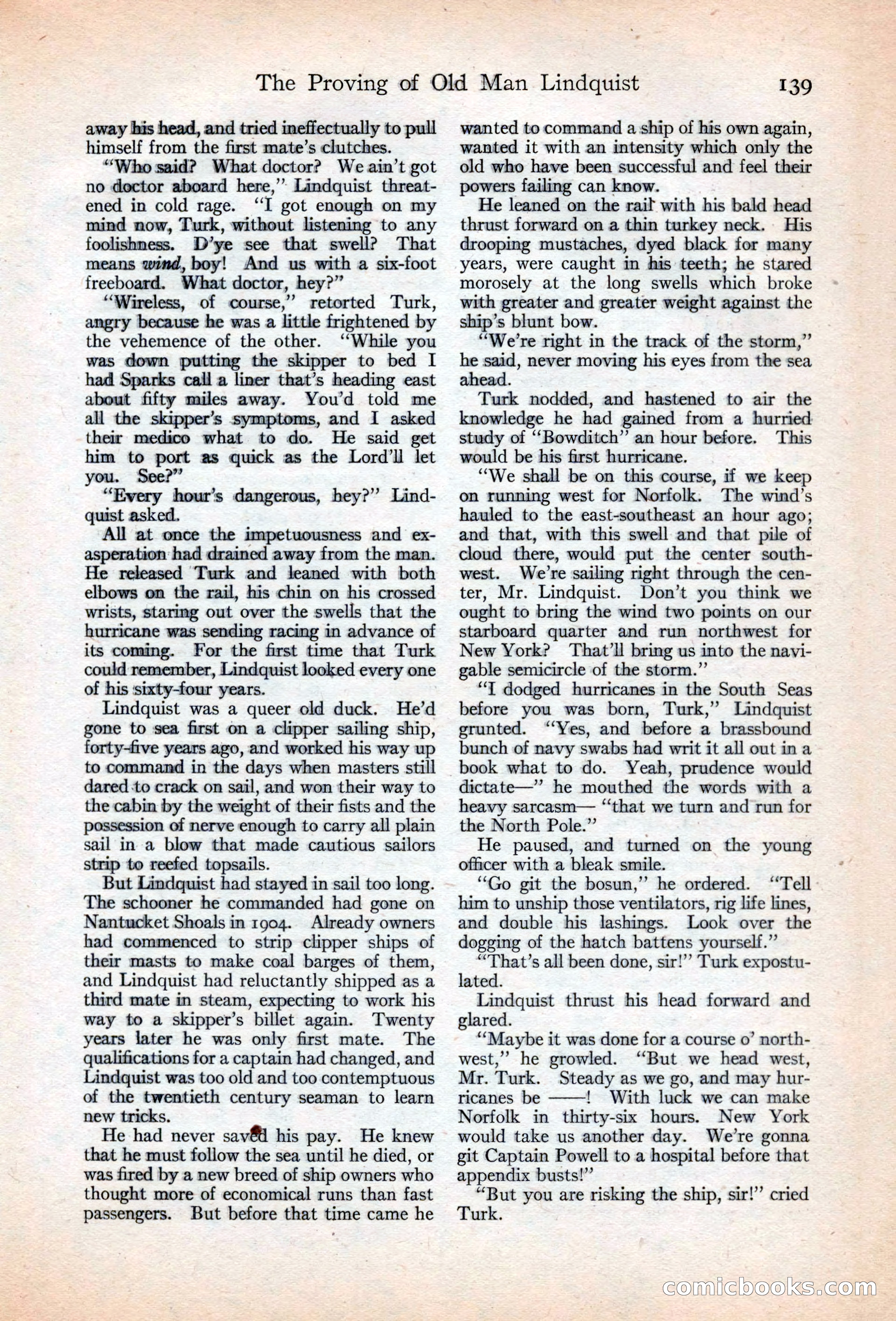 Adventure Magazine, May 20, 1925 — page 153 of 208