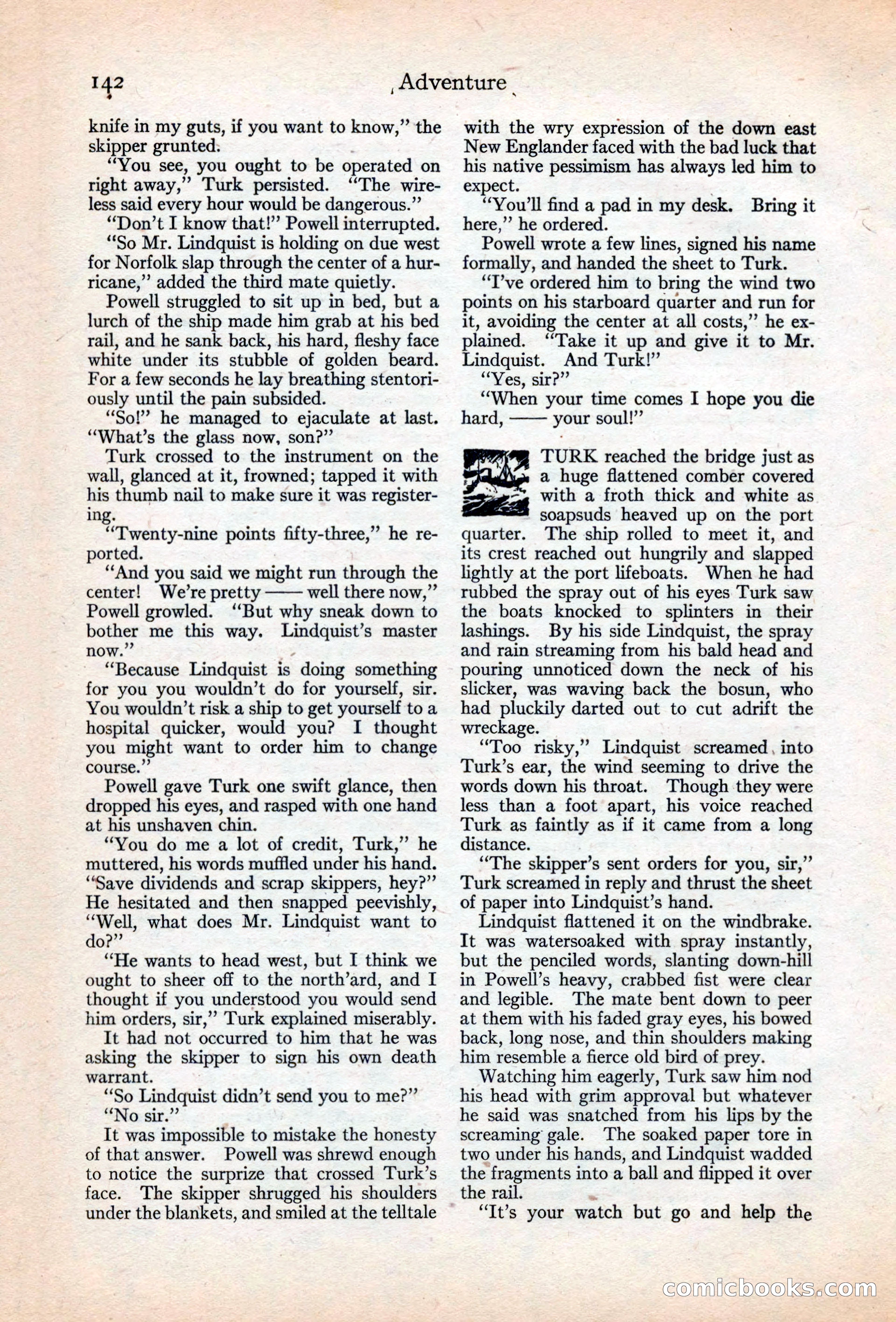 Adventure Magazine, May 20, 1925 — page 156 of 208