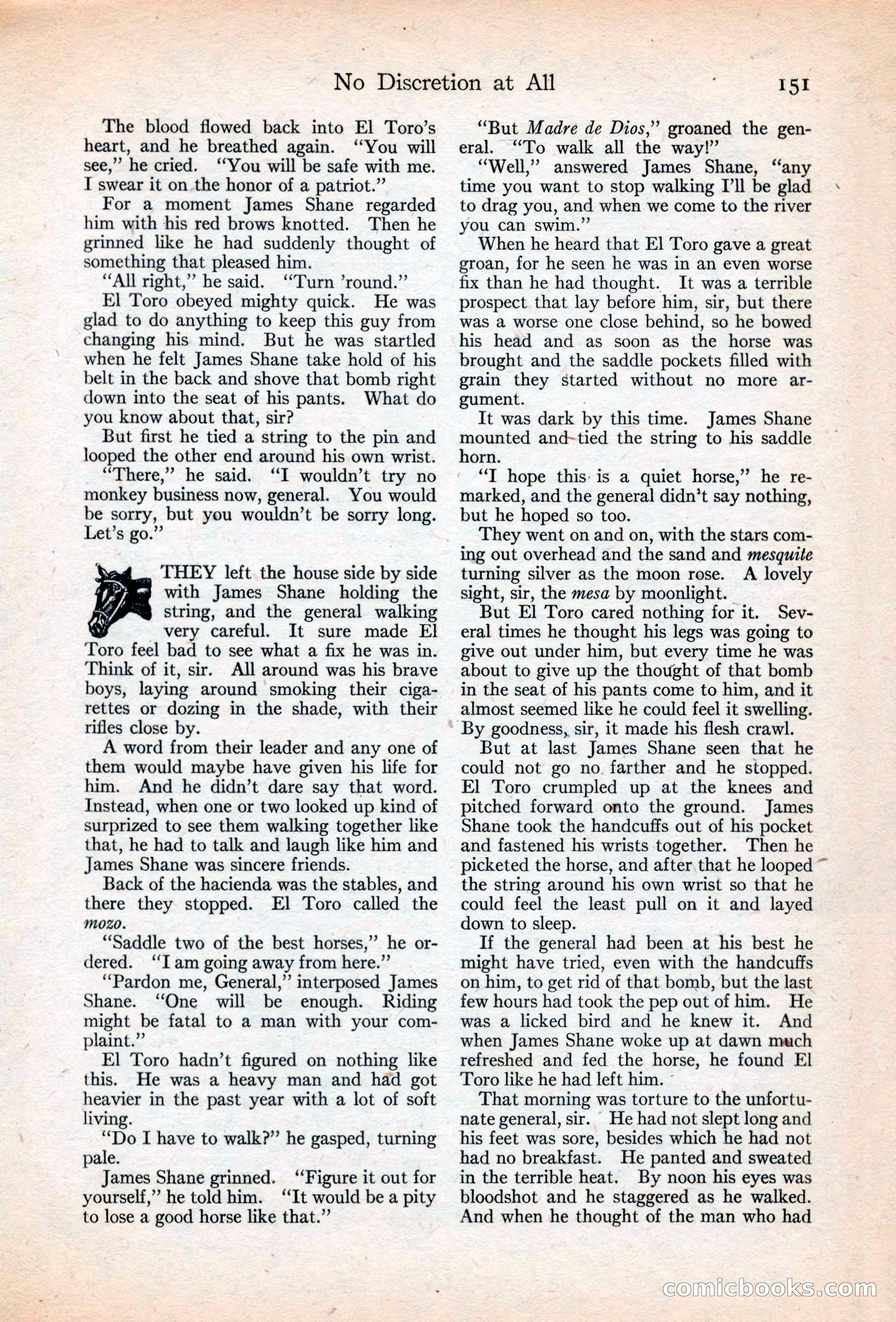 Adventure Magazine, May 20, 1925 — page 165 of 208