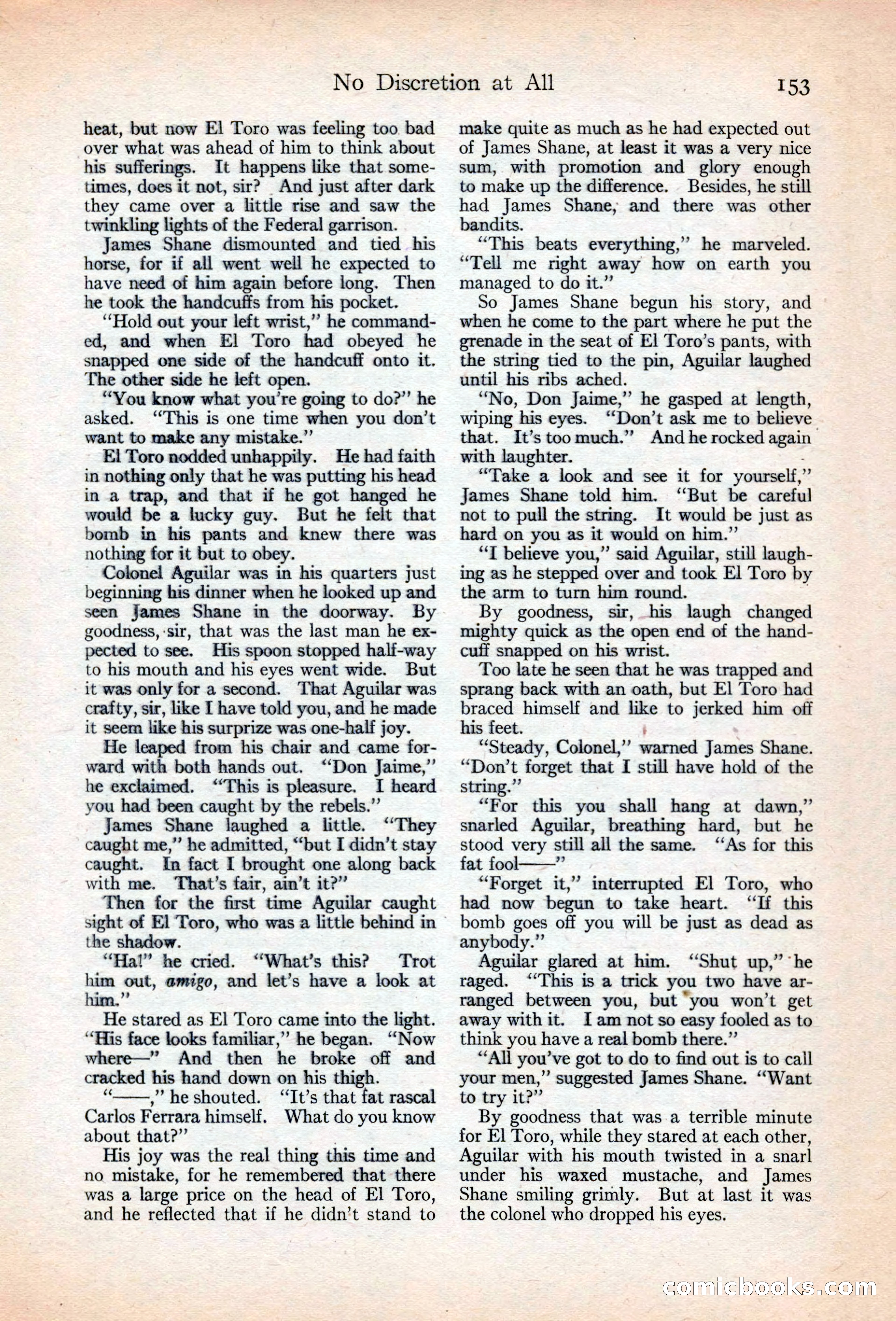 Adventure Magazine, May 20, 1925 — page 167 of 208