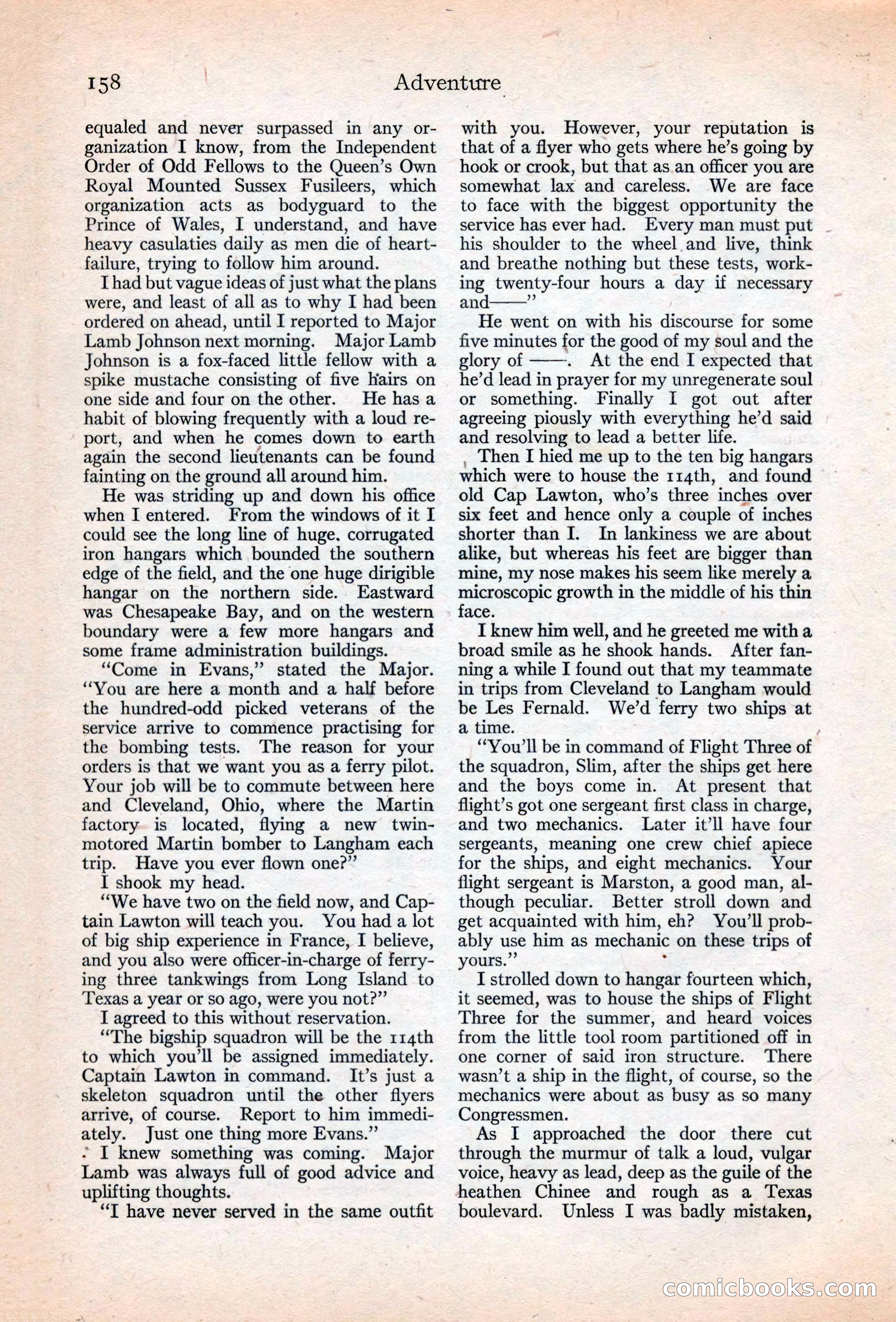 Adventure Magazine, May 20, 1925 — page 172 of 208