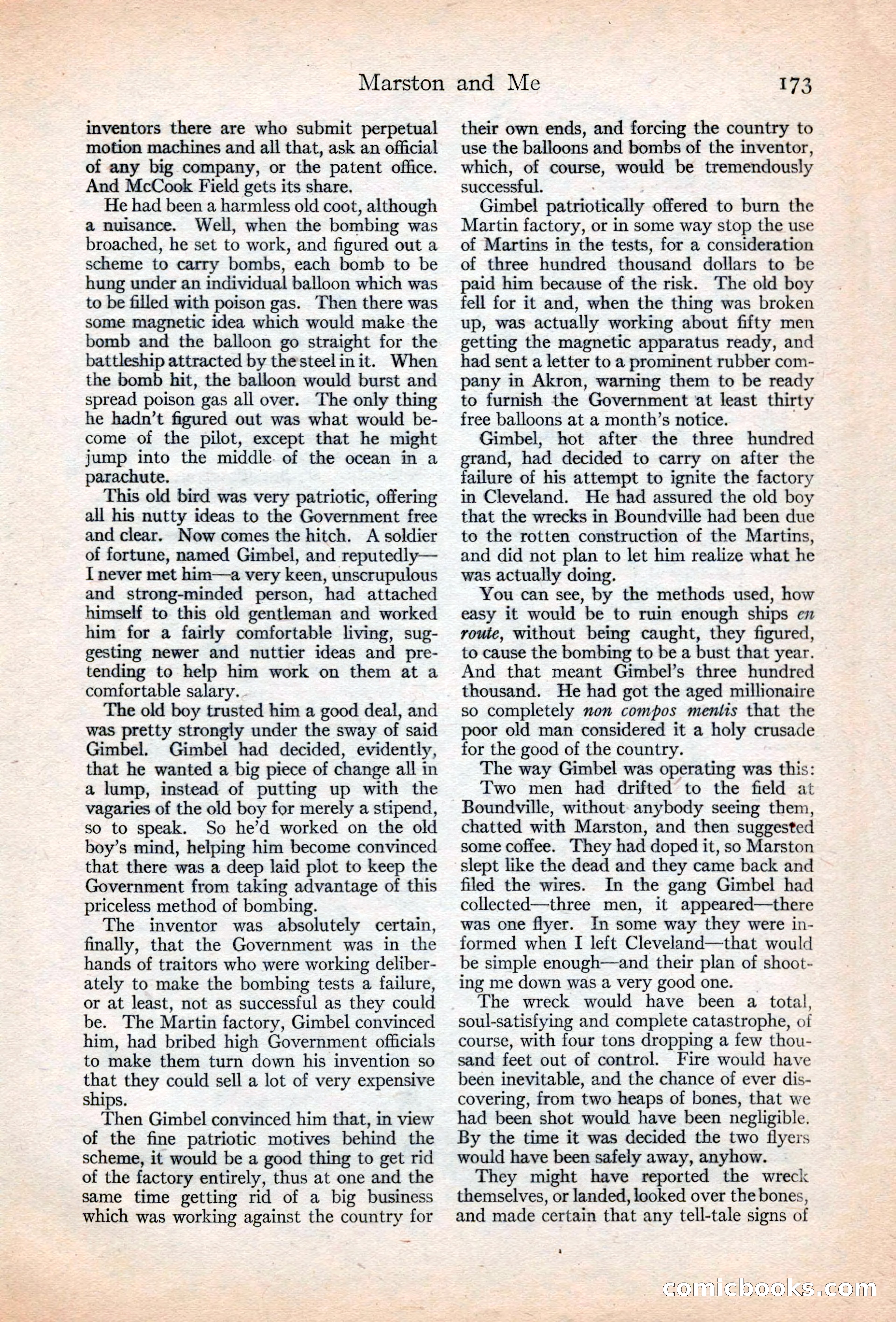 Adventure Magazine, May 20, 1925 — page 187 of 208