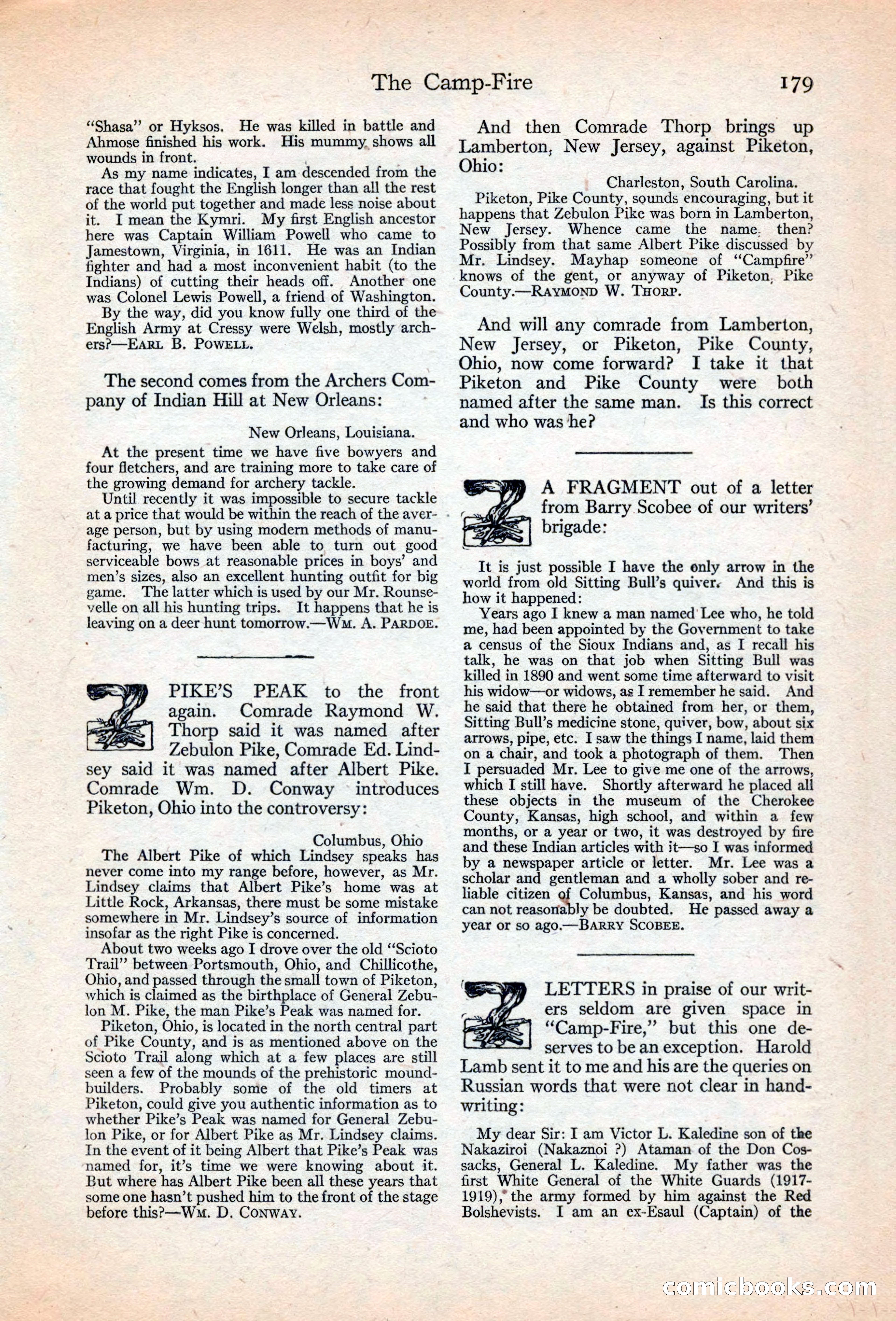 Adventure Magazine, May 20, 1925 — page 193 of 208