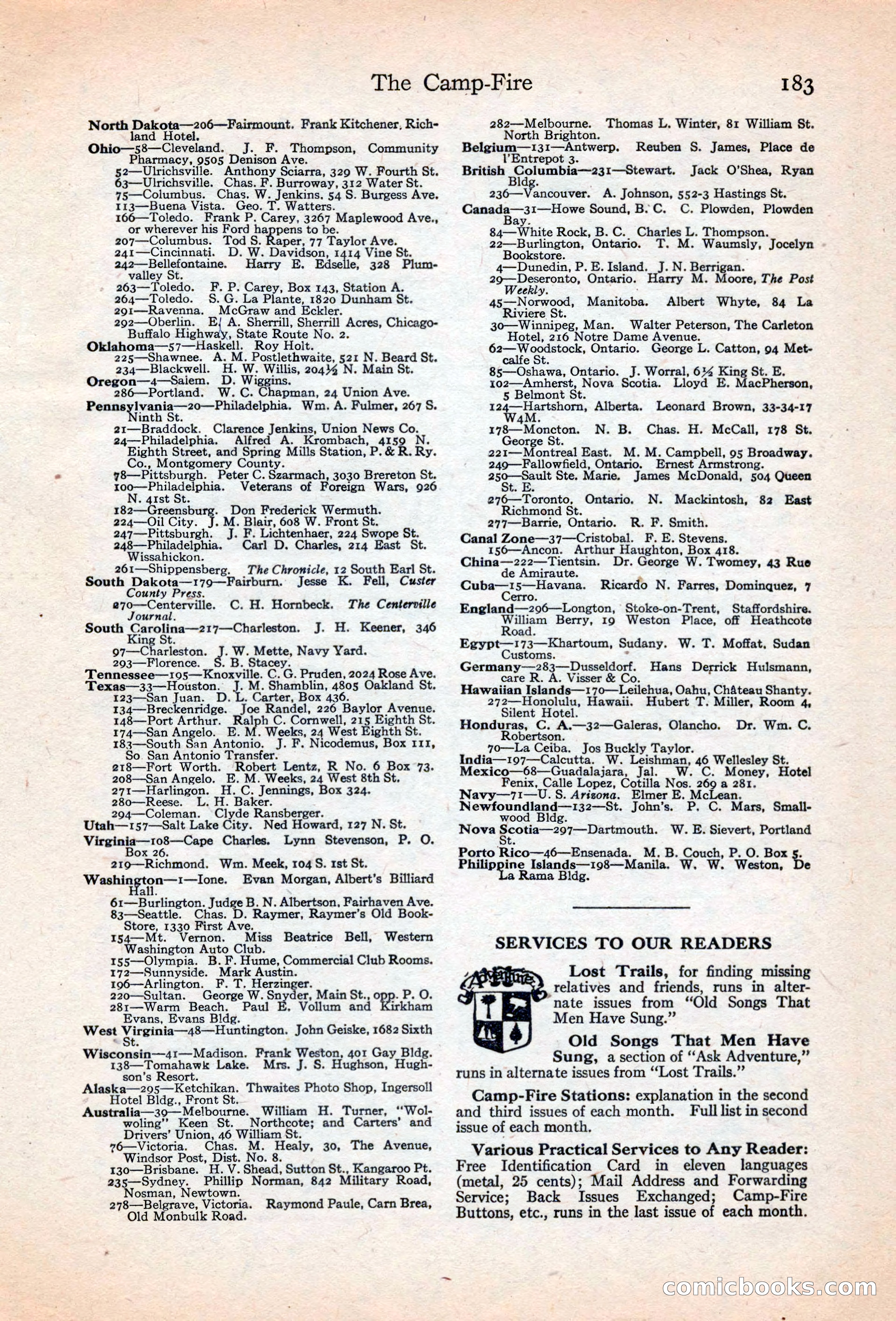 Adventure Magazine, May 20, 1925 — page 197 of 208