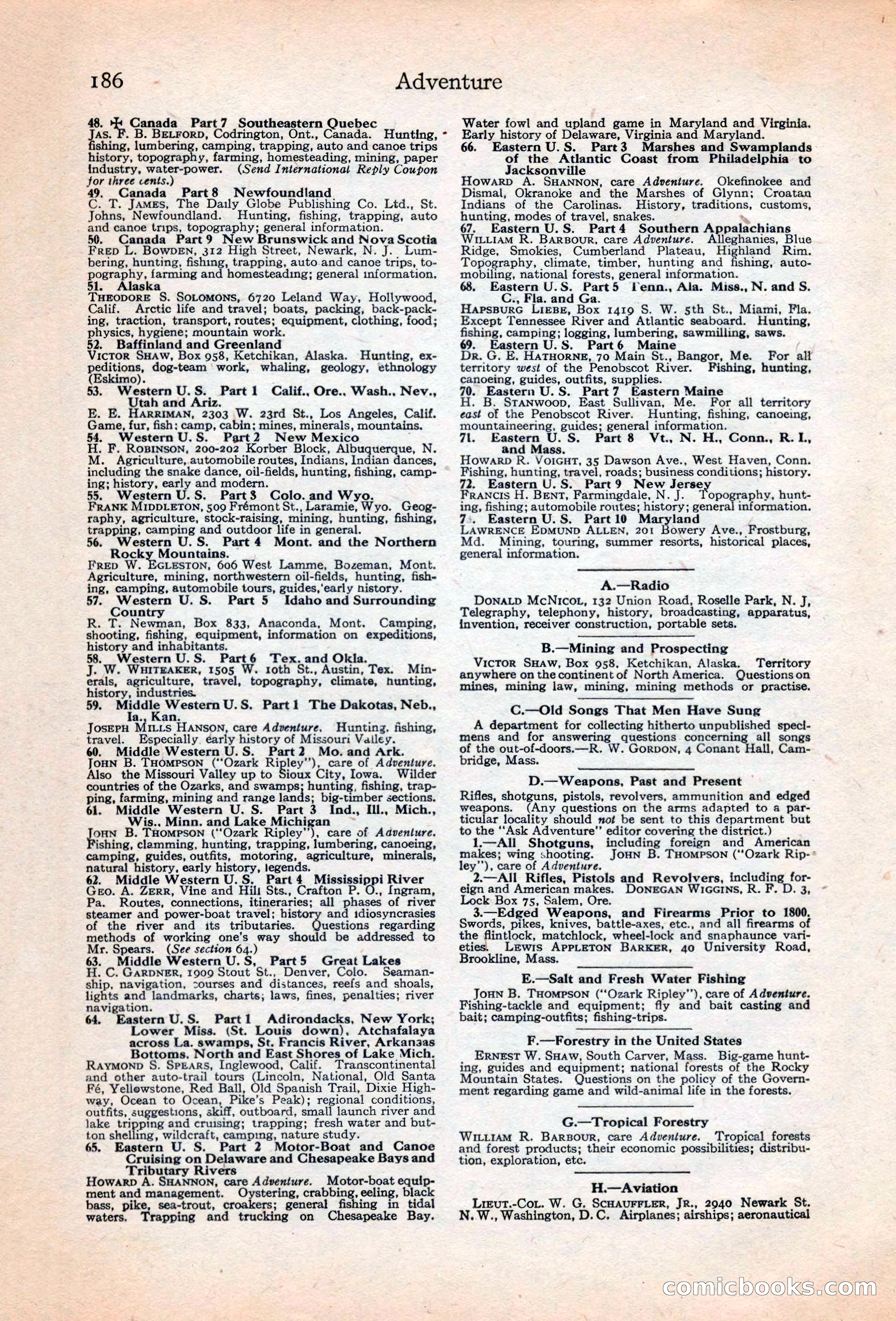 Adventure Magazine, May 20, 1925 — page 200 of 208