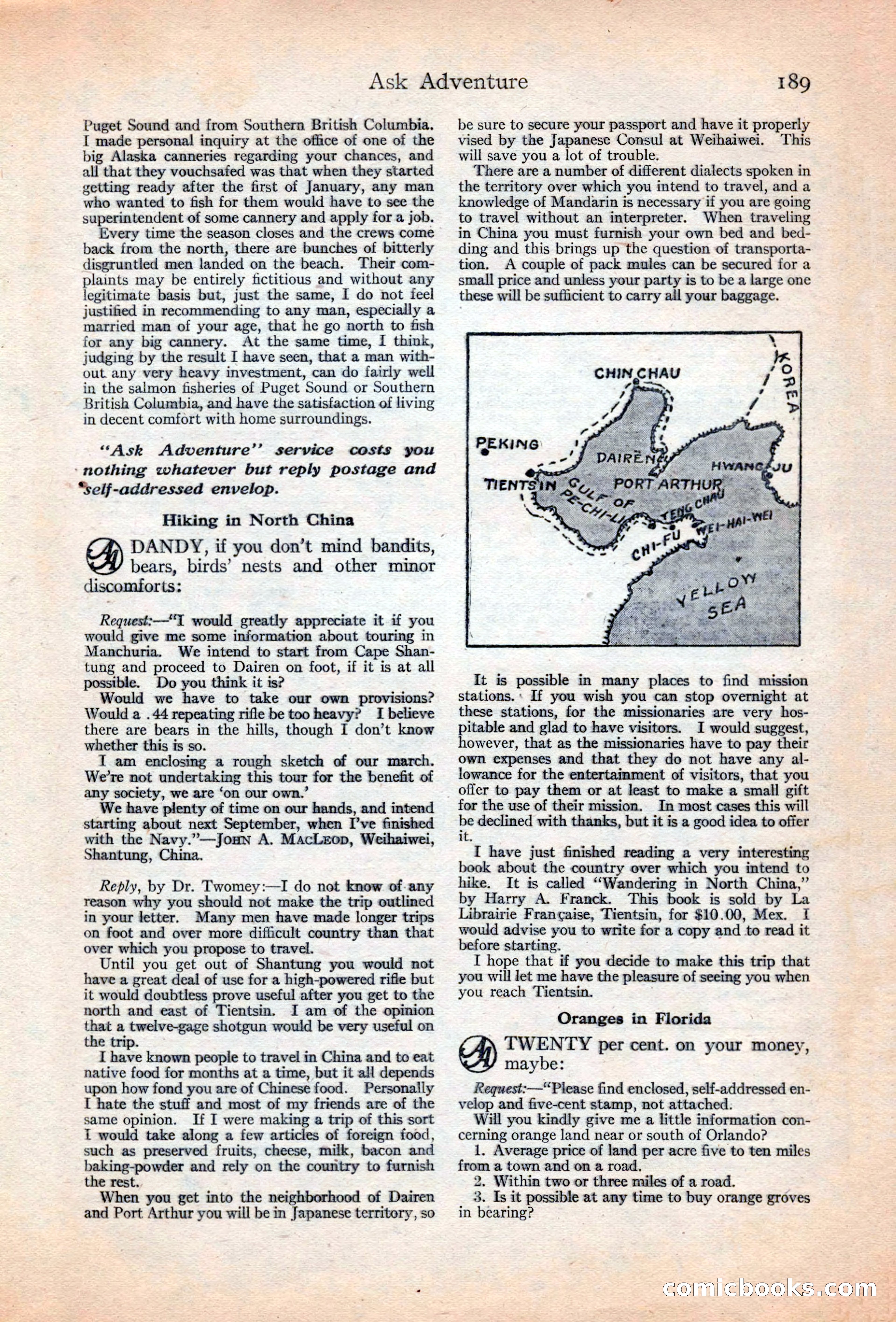Adventure Magazine, May 20, 1925 — page 203 of 208