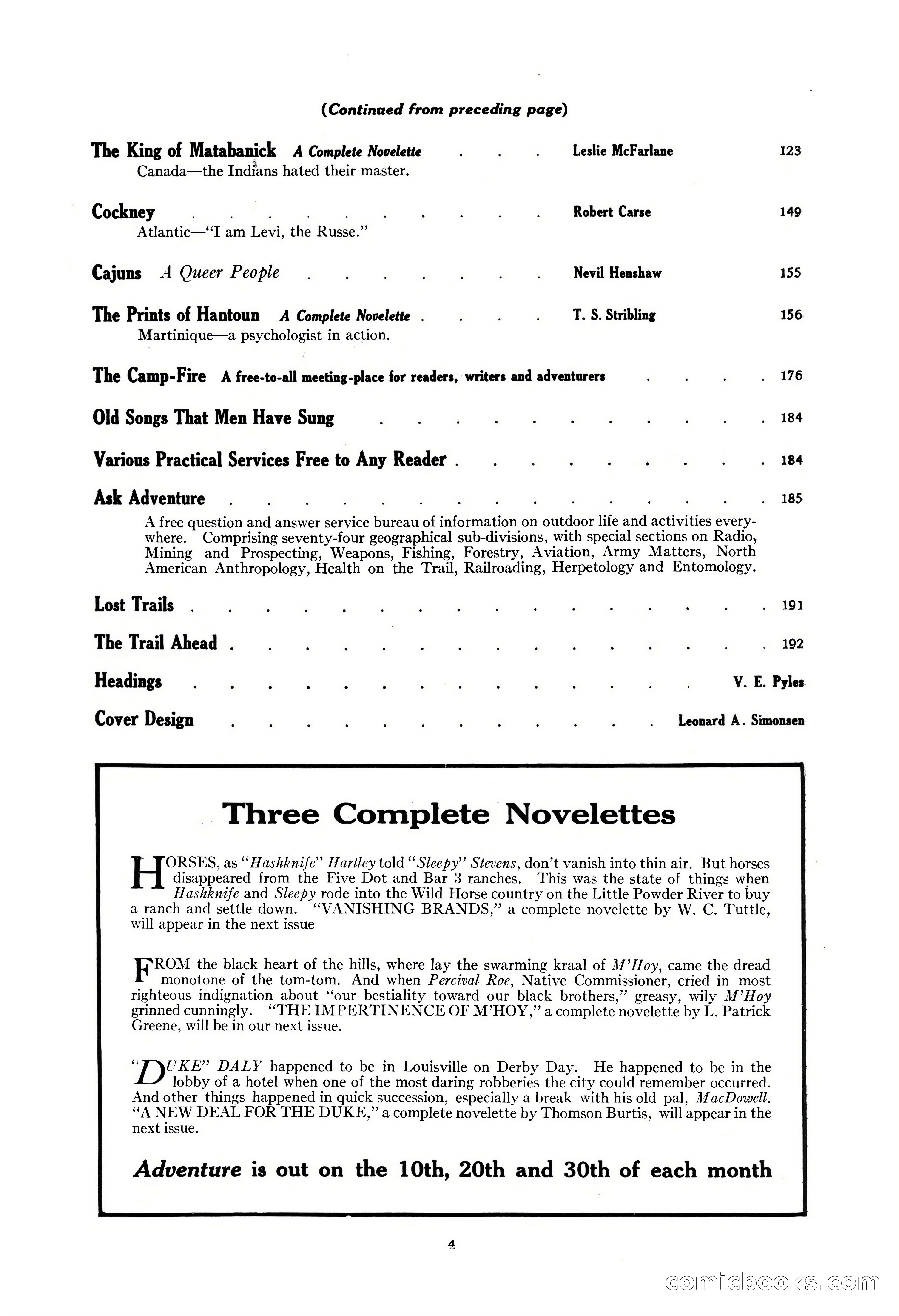 Adventure Magazine Cover — page 6 of 208