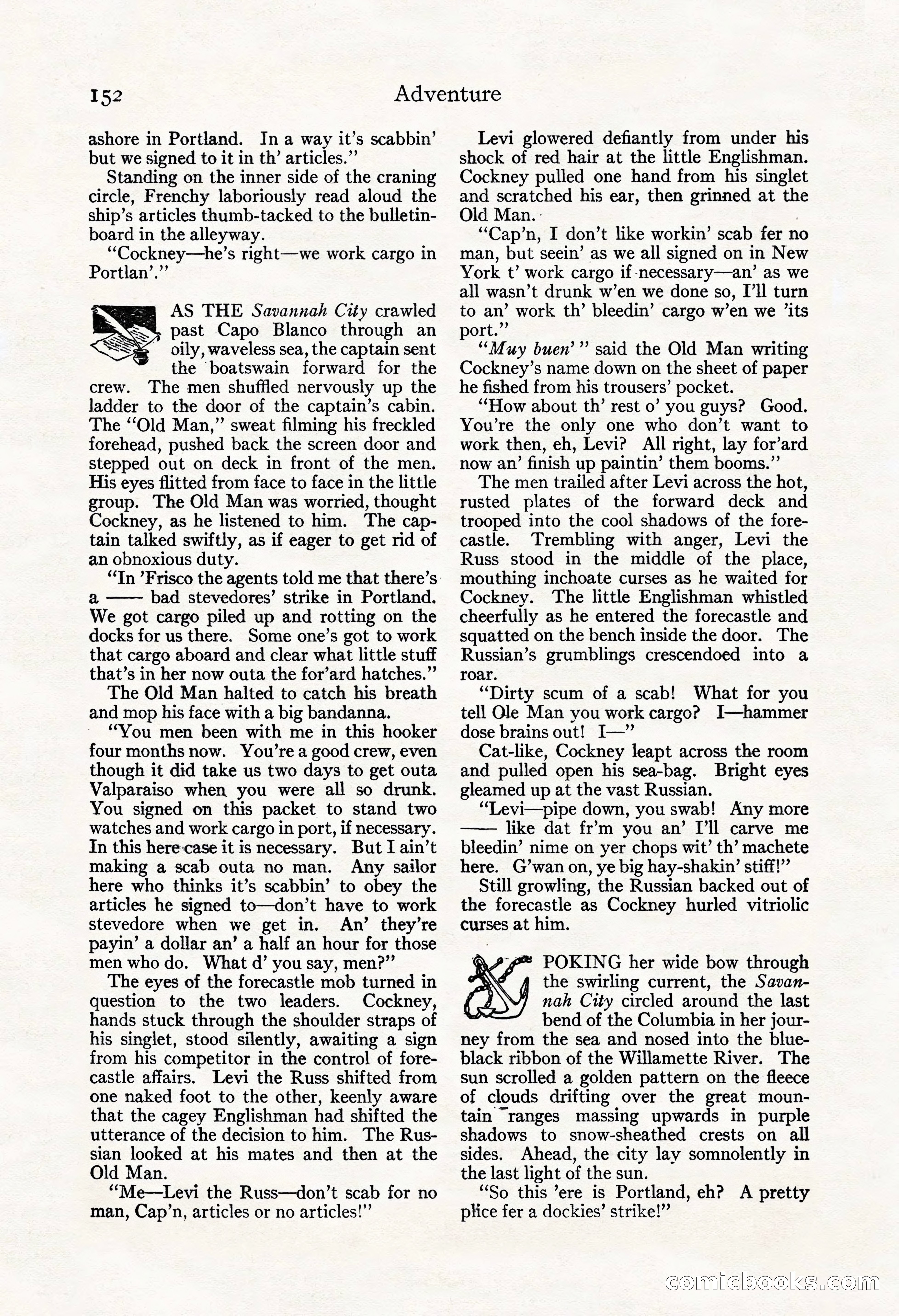 Adventure Magazine Cover — page 166 of 208