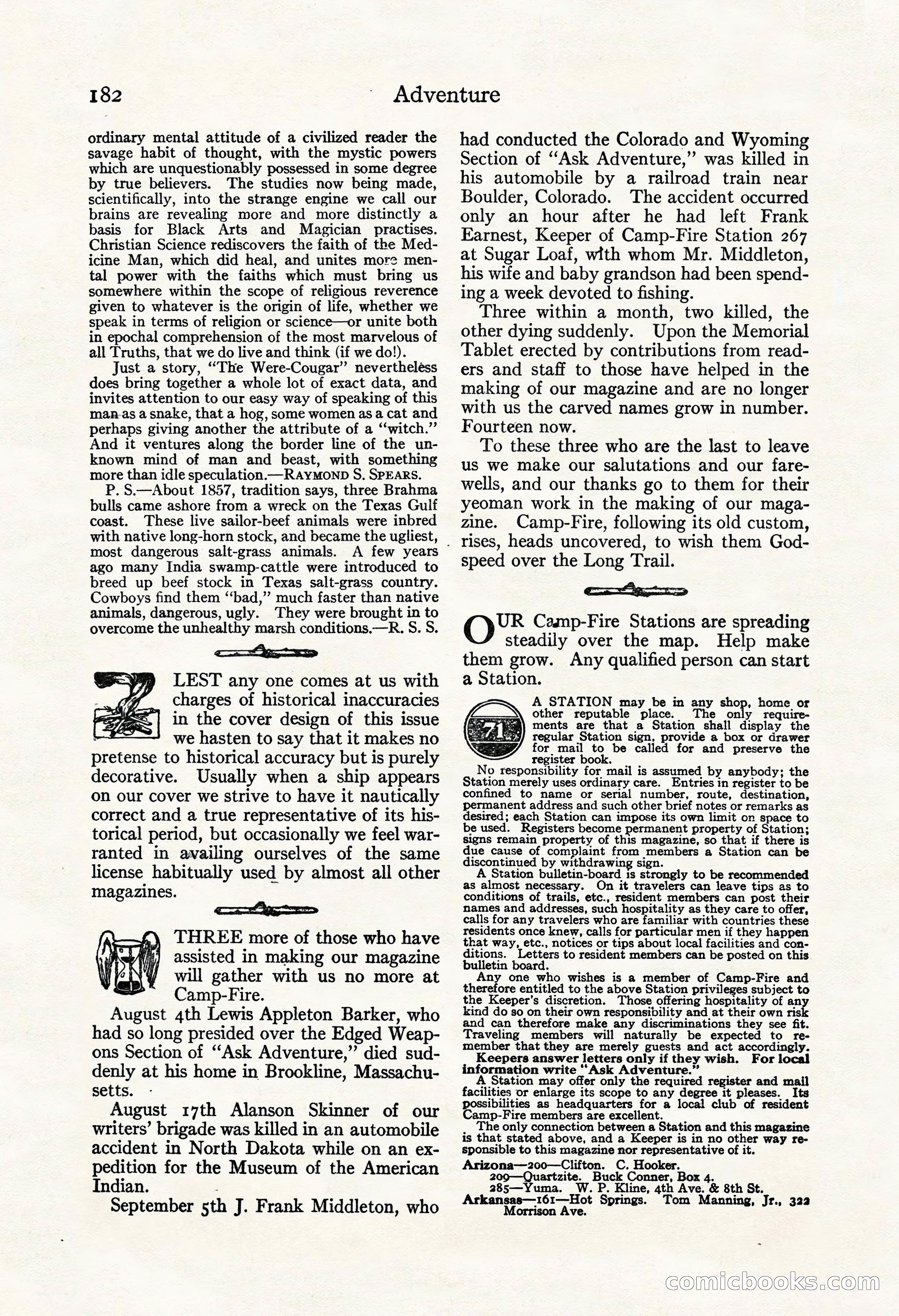 Adventure Magazine Cover — page 196 of 208