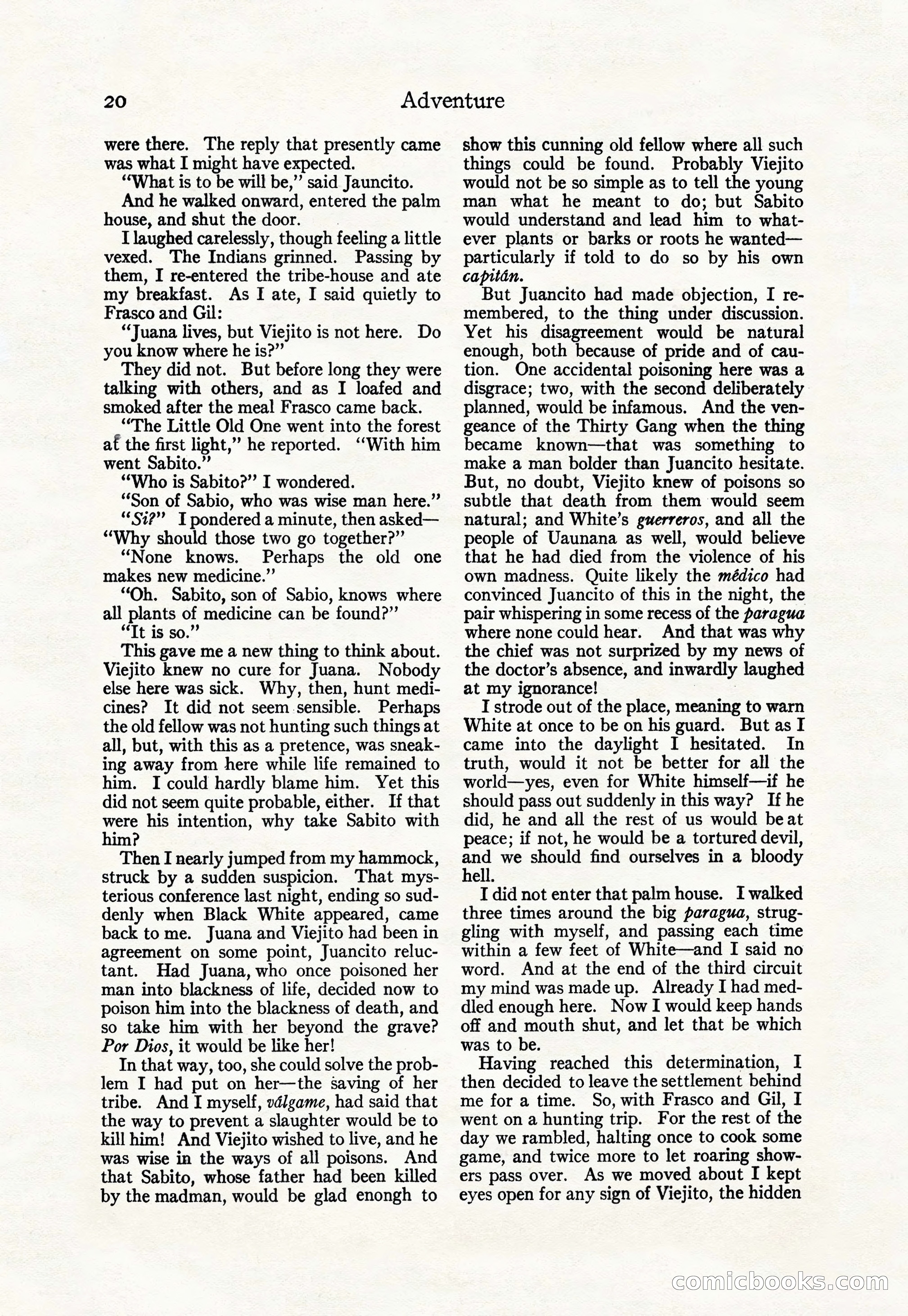 Adventure, March 10, 1926 — page 22 of 196