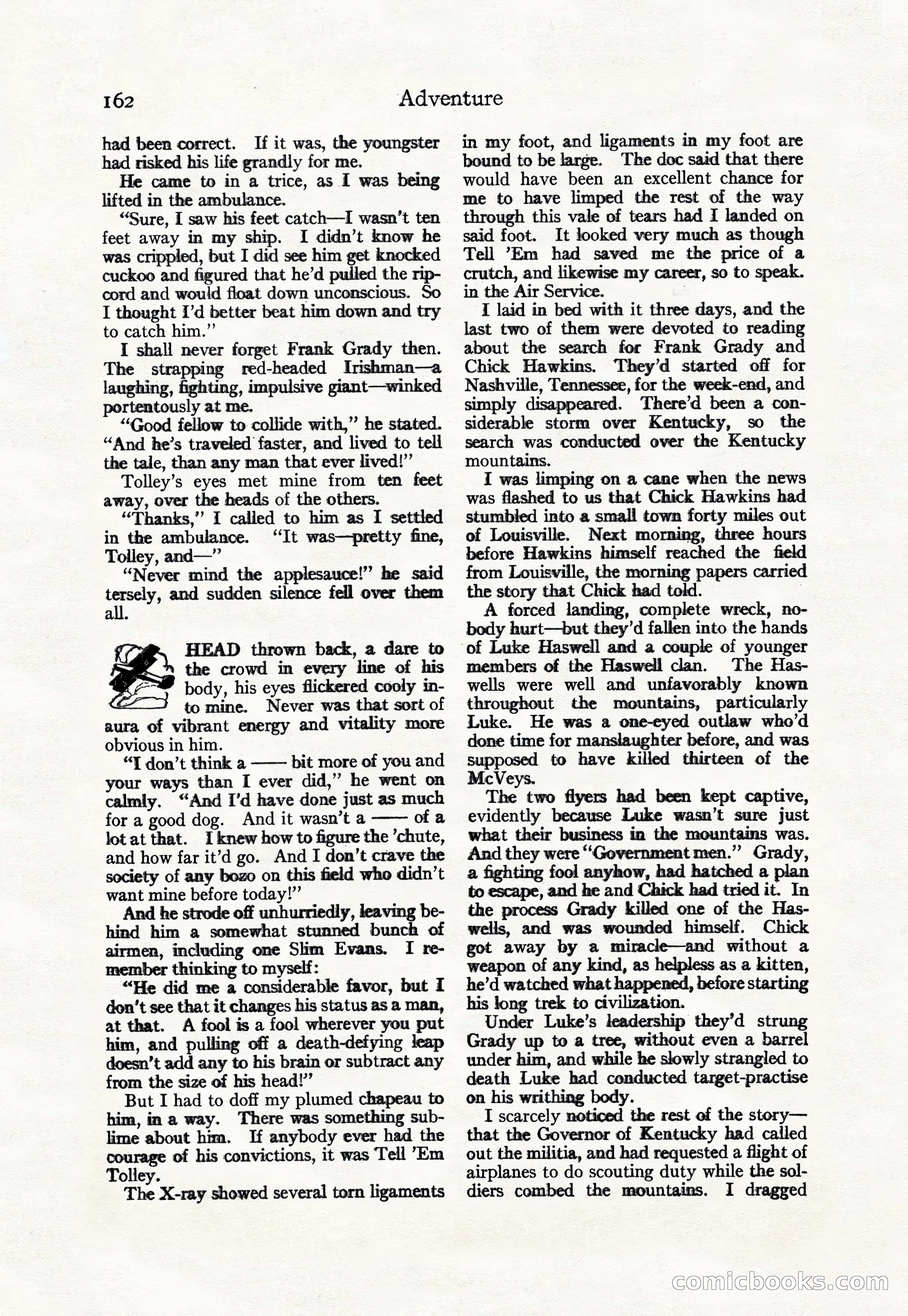 Adventure, March 10, 1926 — page 164 of 196