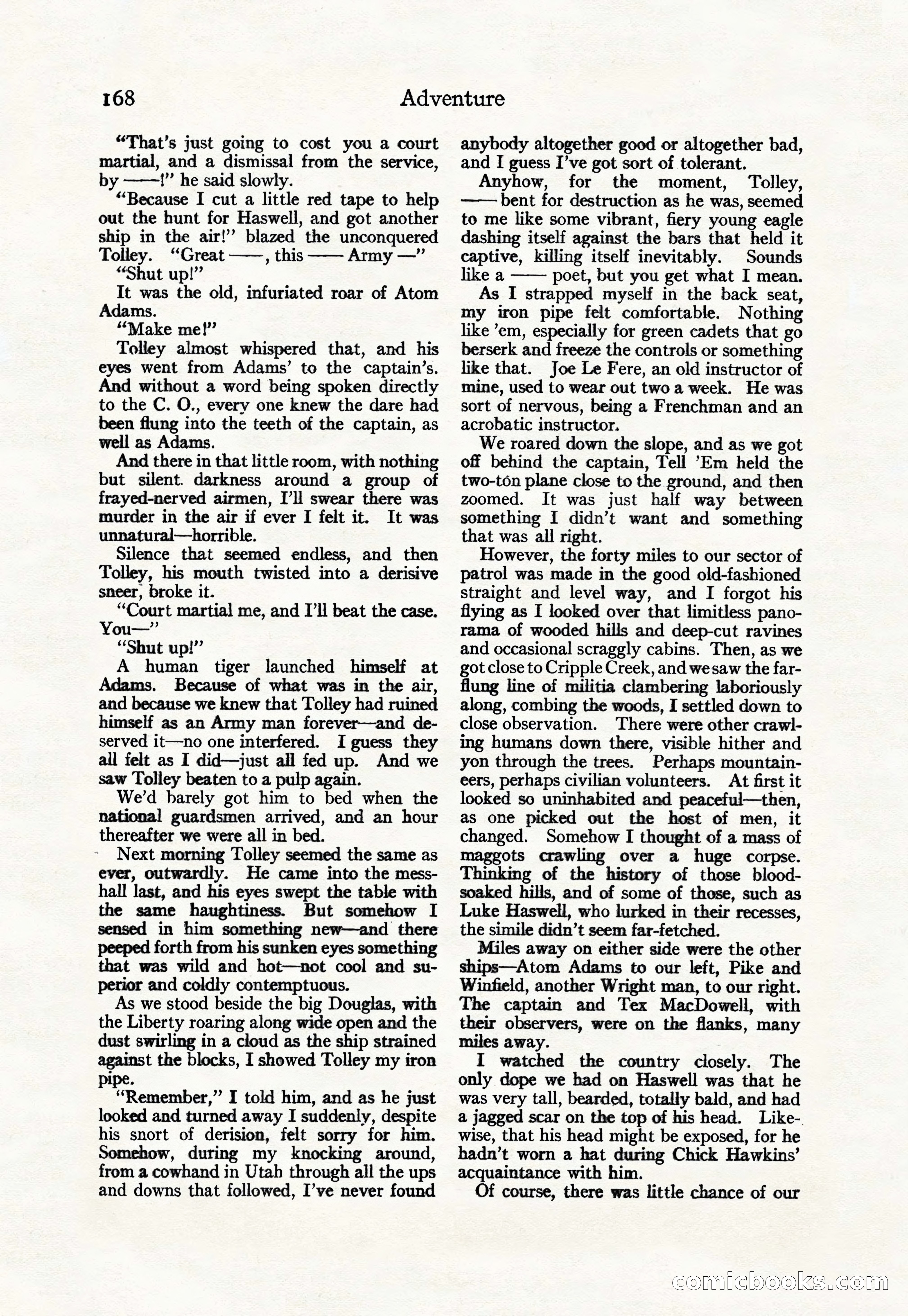 Adventure, March 10, 1926 — page 170 of 196