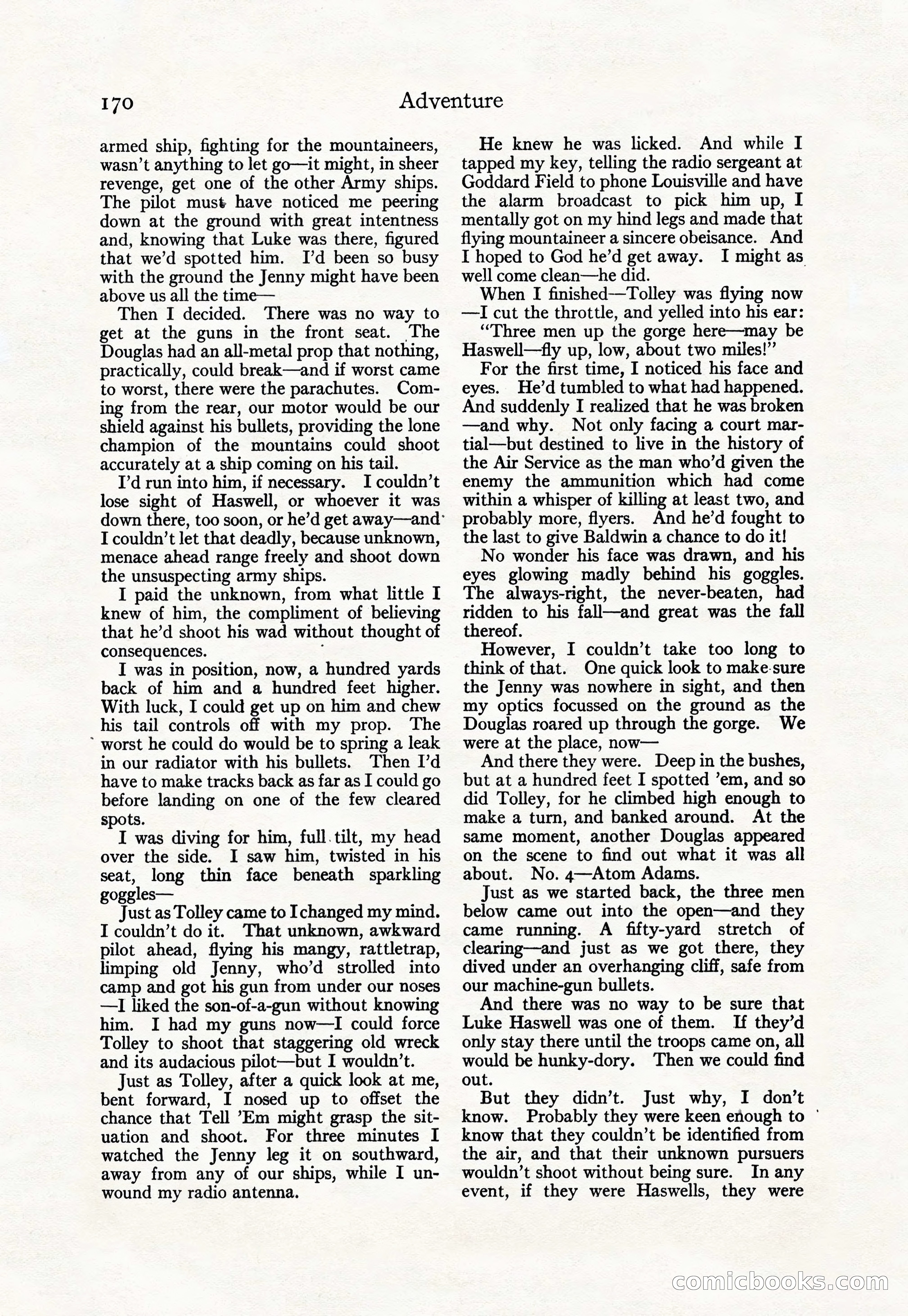 Adventure, March 10, 1926 — page 172 of 196