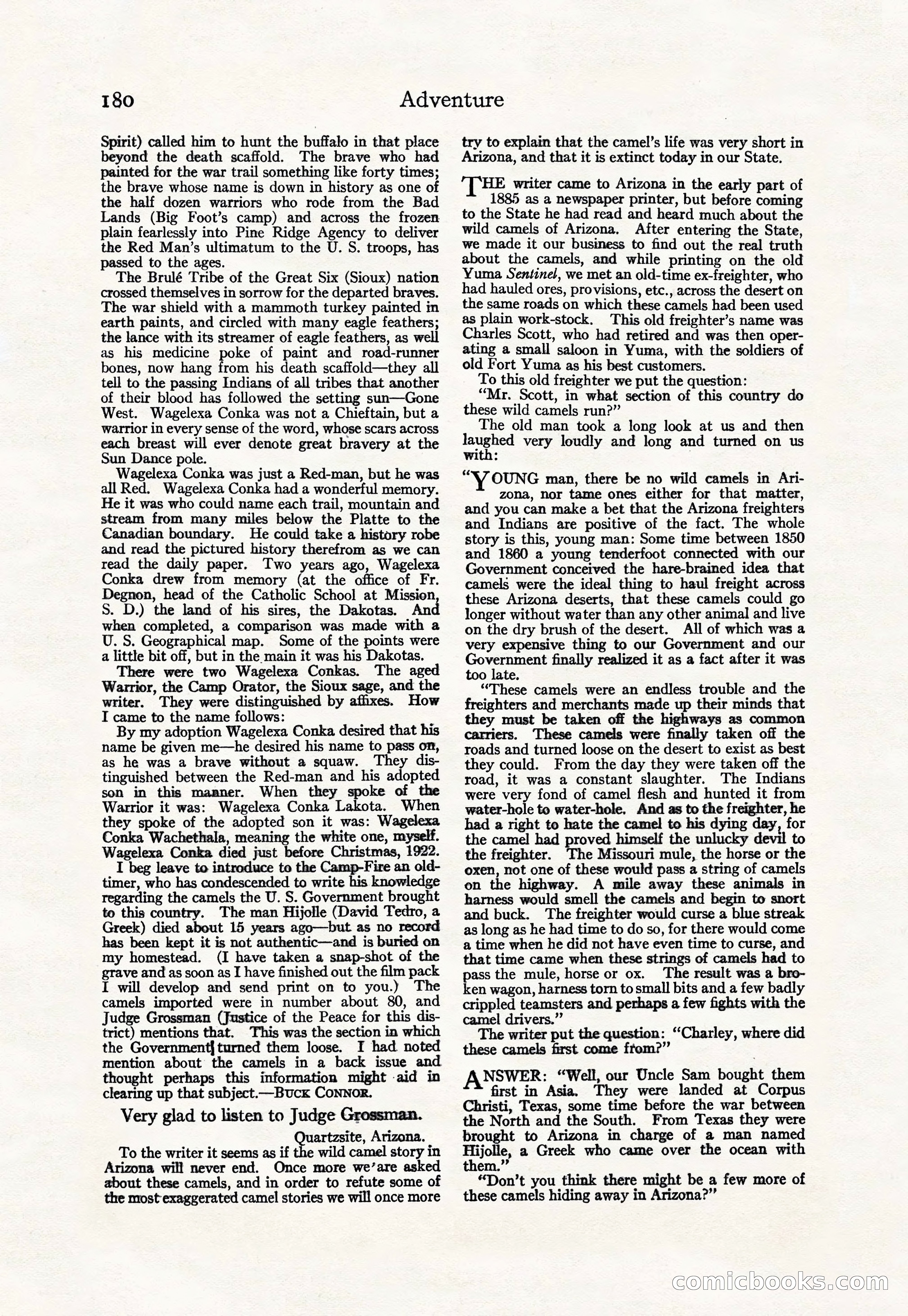 Adventure, March 10, 1926 — page 182 of 196