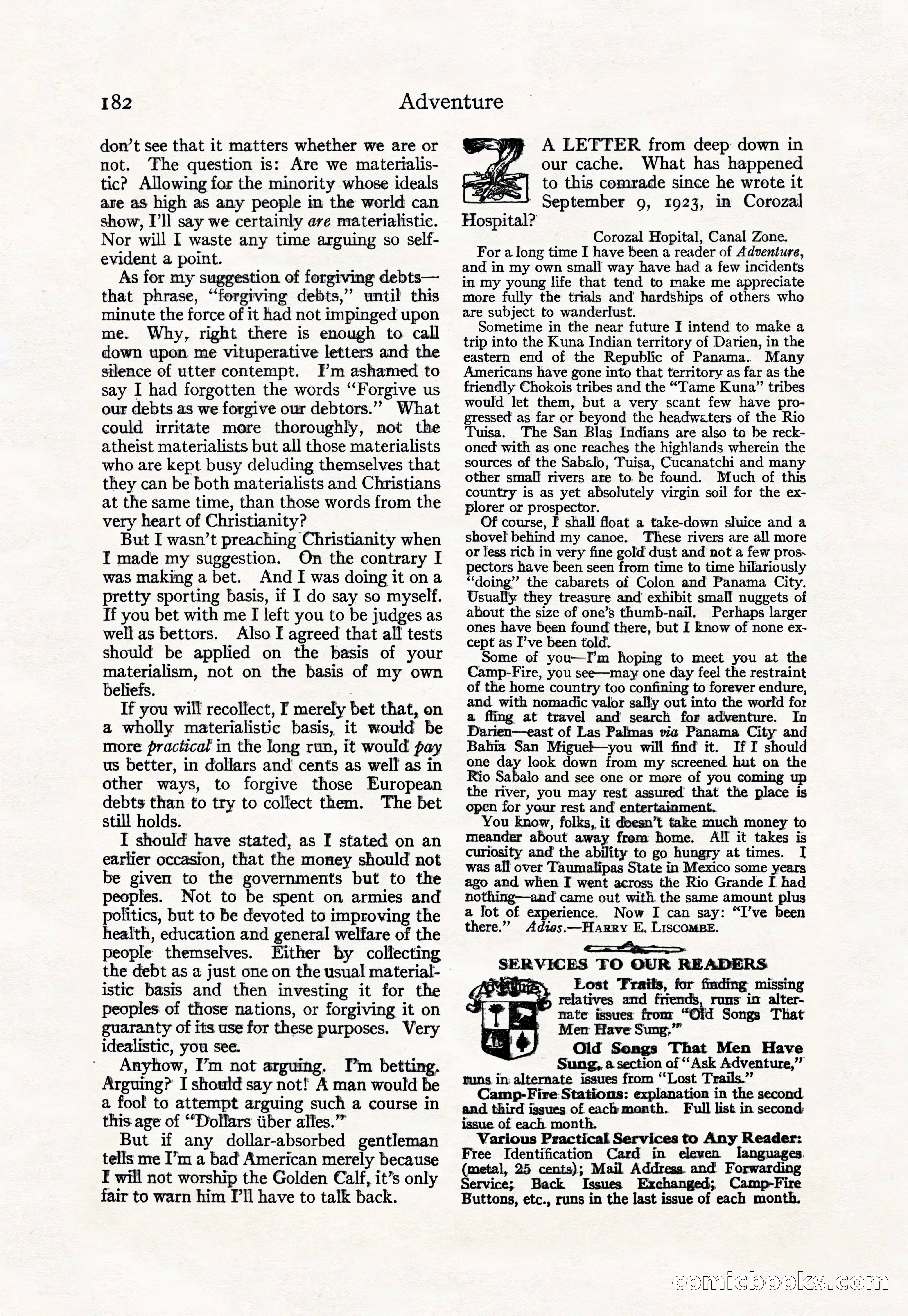 Adventure, March 10, 1926 — page 184 of 196