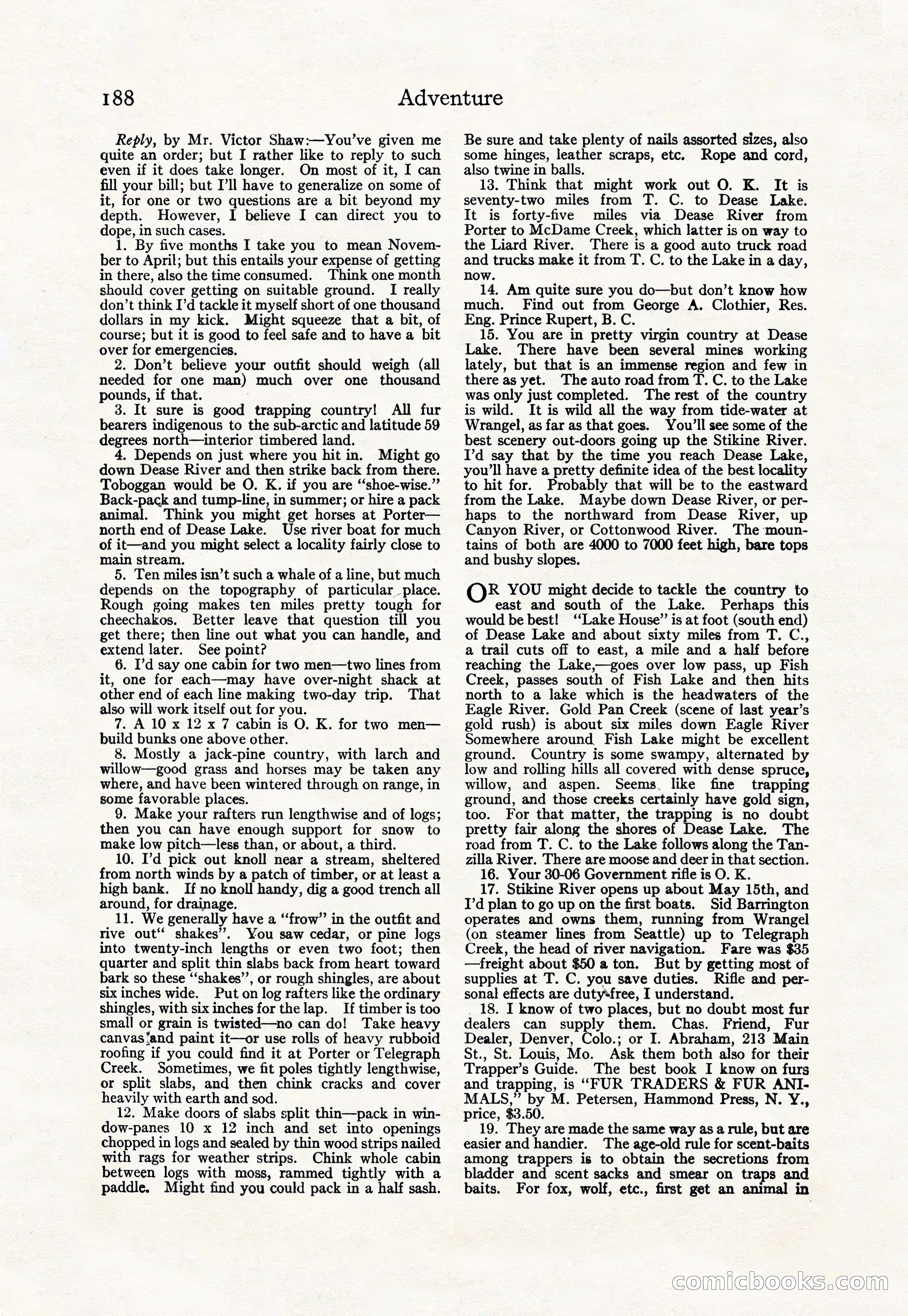 Adventure, March 10, 1926 — page 190 of 196