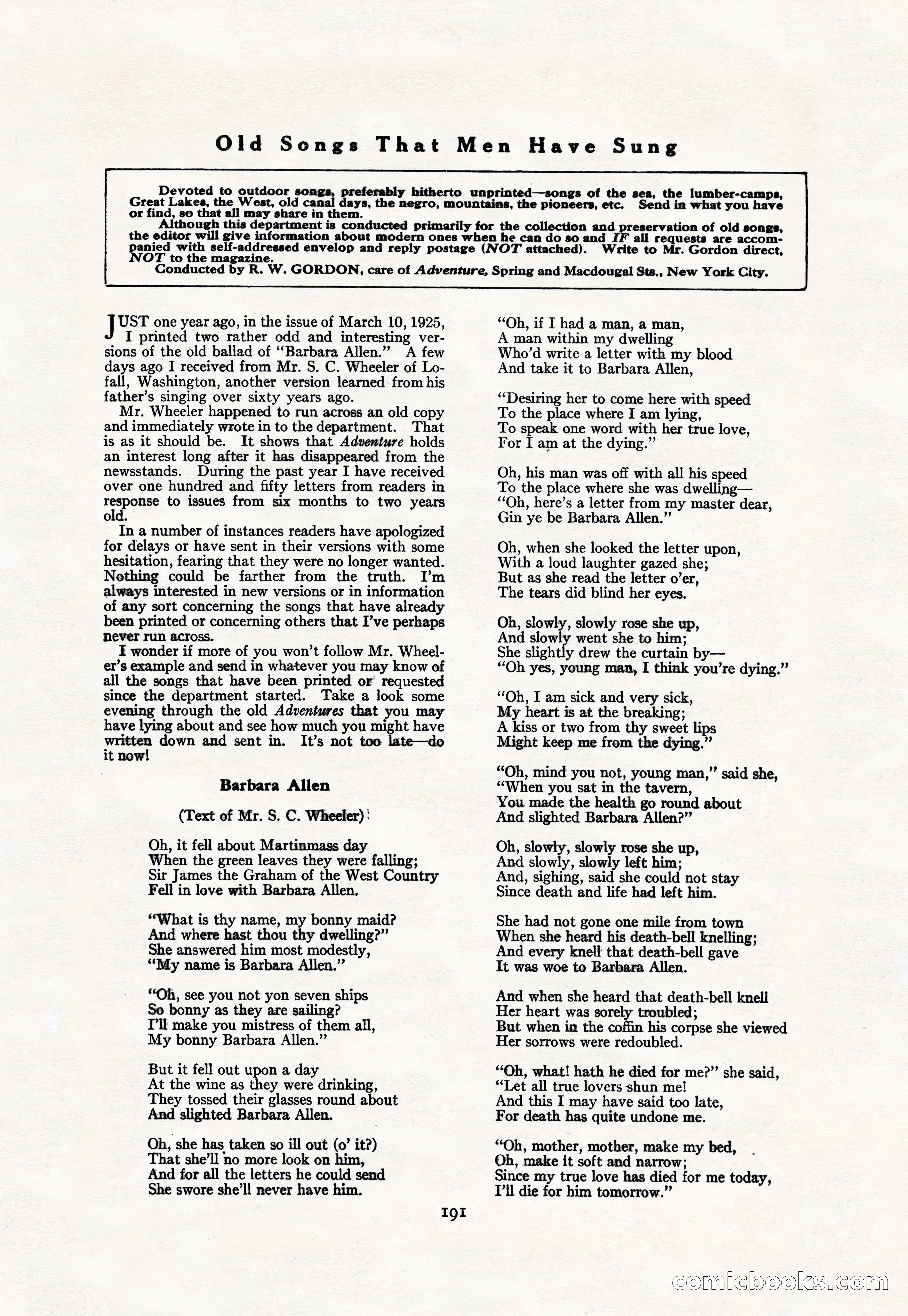 Adventure, March 10, 1926 — page 193 of 196