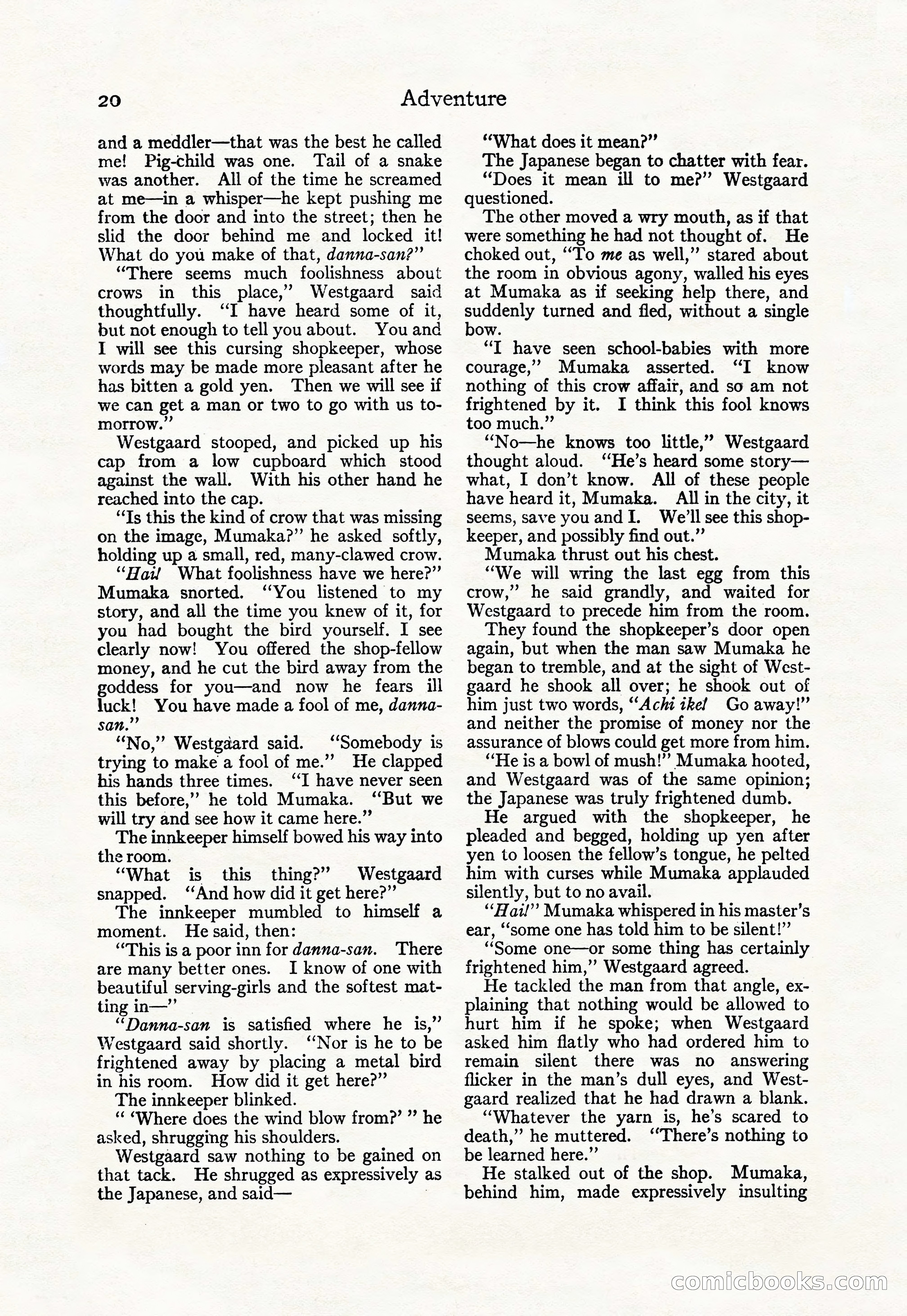 Adventure, May 23, 1926 — page 22 of 196