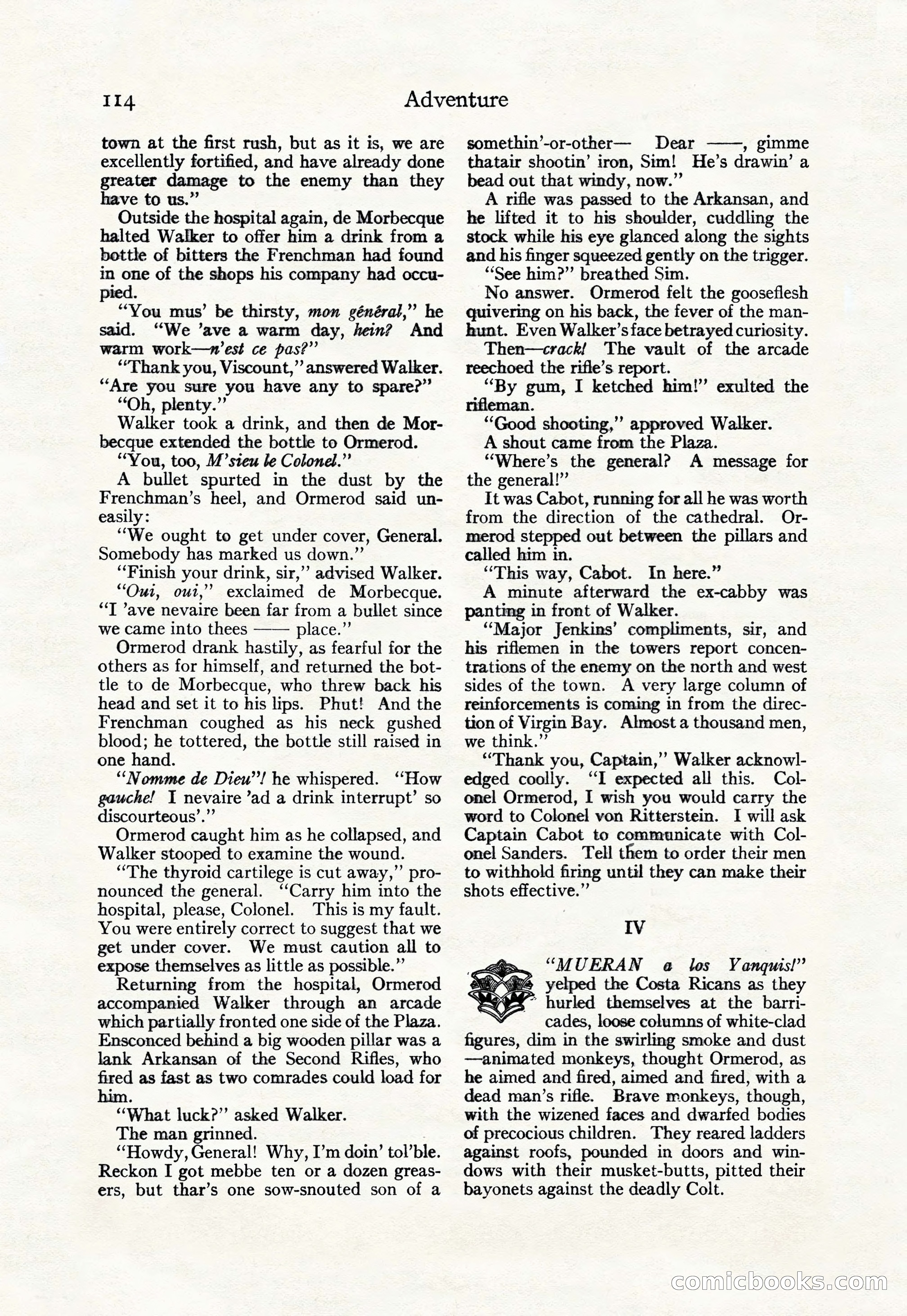 Adventure, May 23, 1926 — page 116 of 196