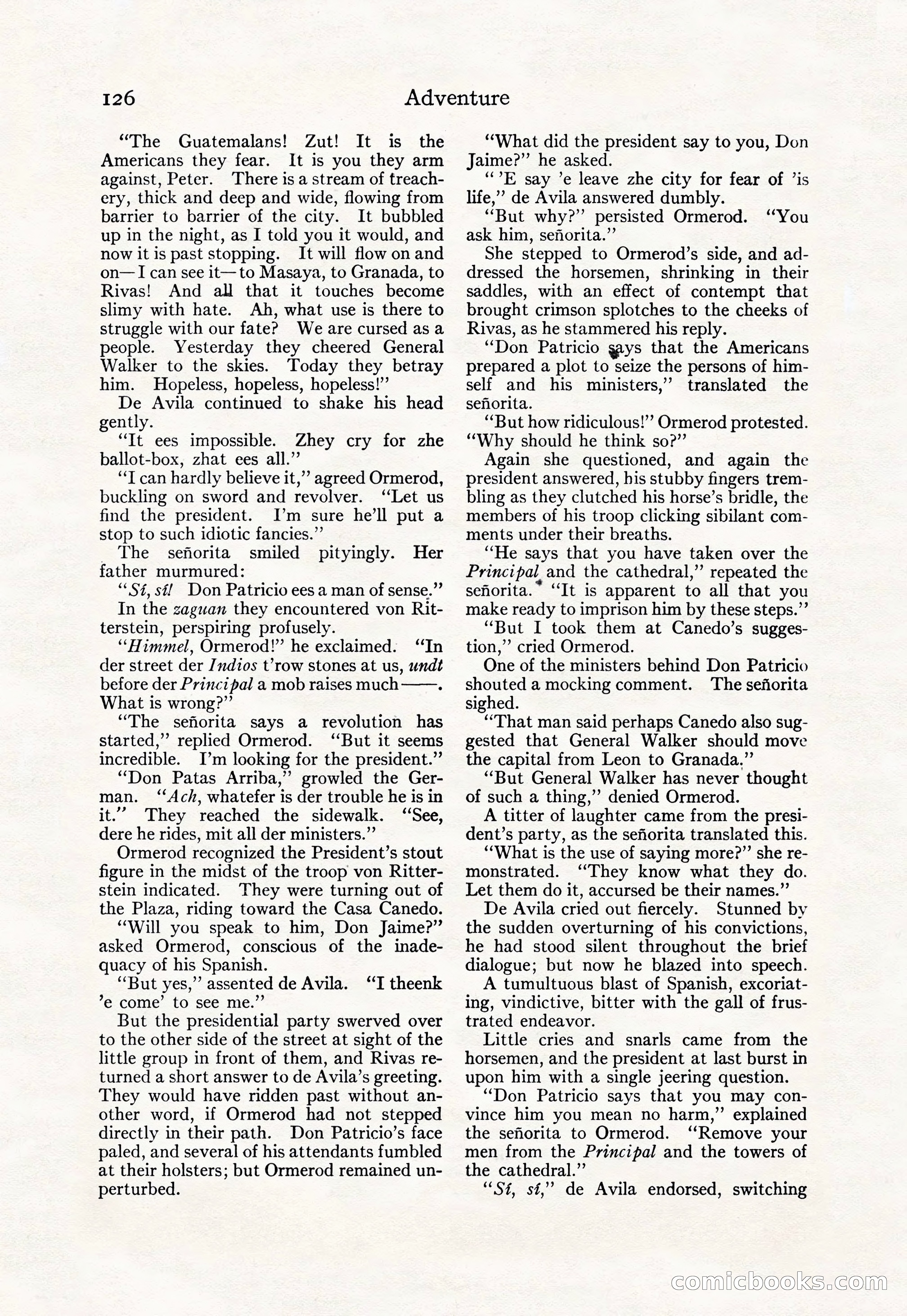 Adventure, May 23, 1926 — page 128 of 196