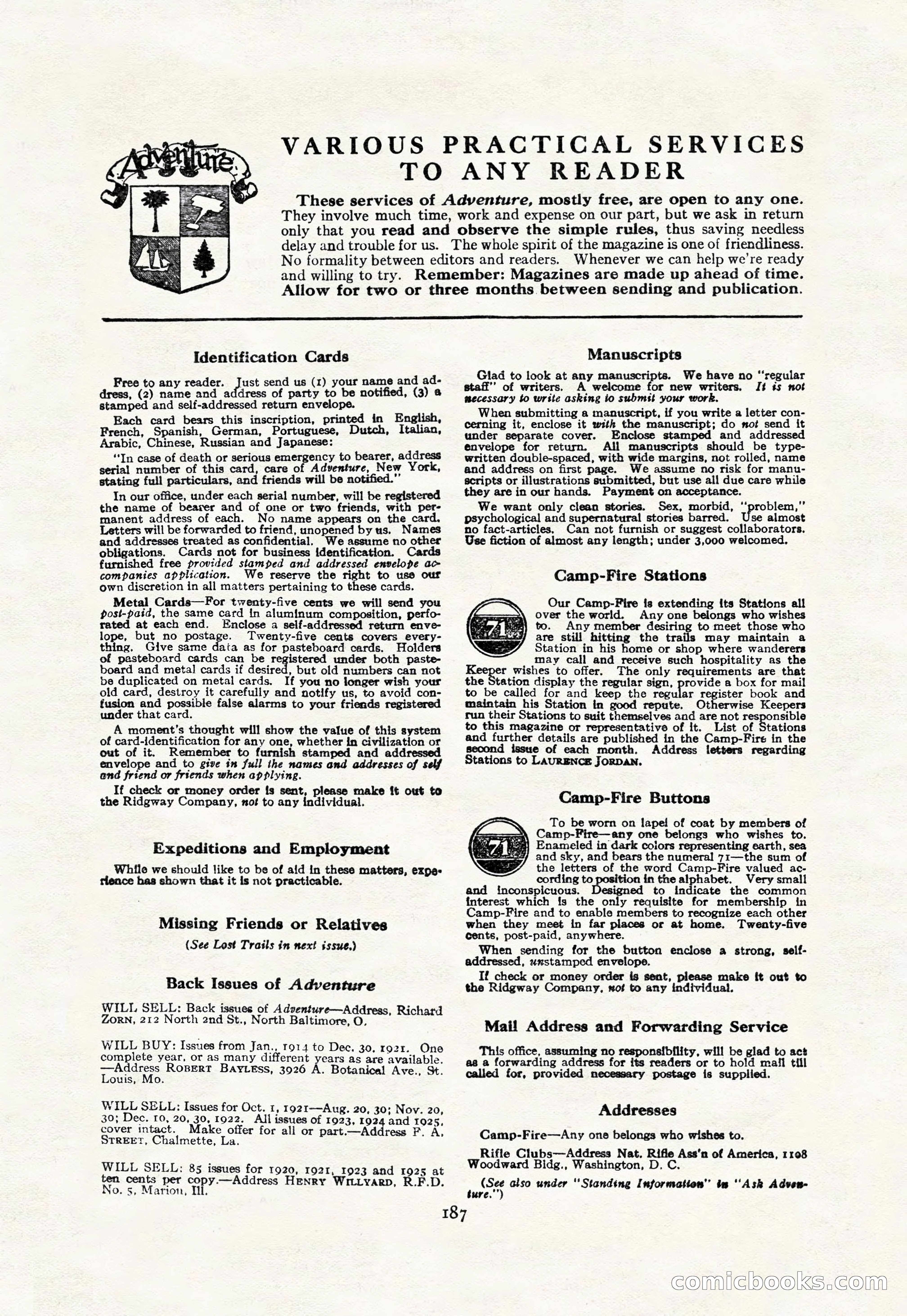 Adventure, May 23, 1926 — page 189 of 196