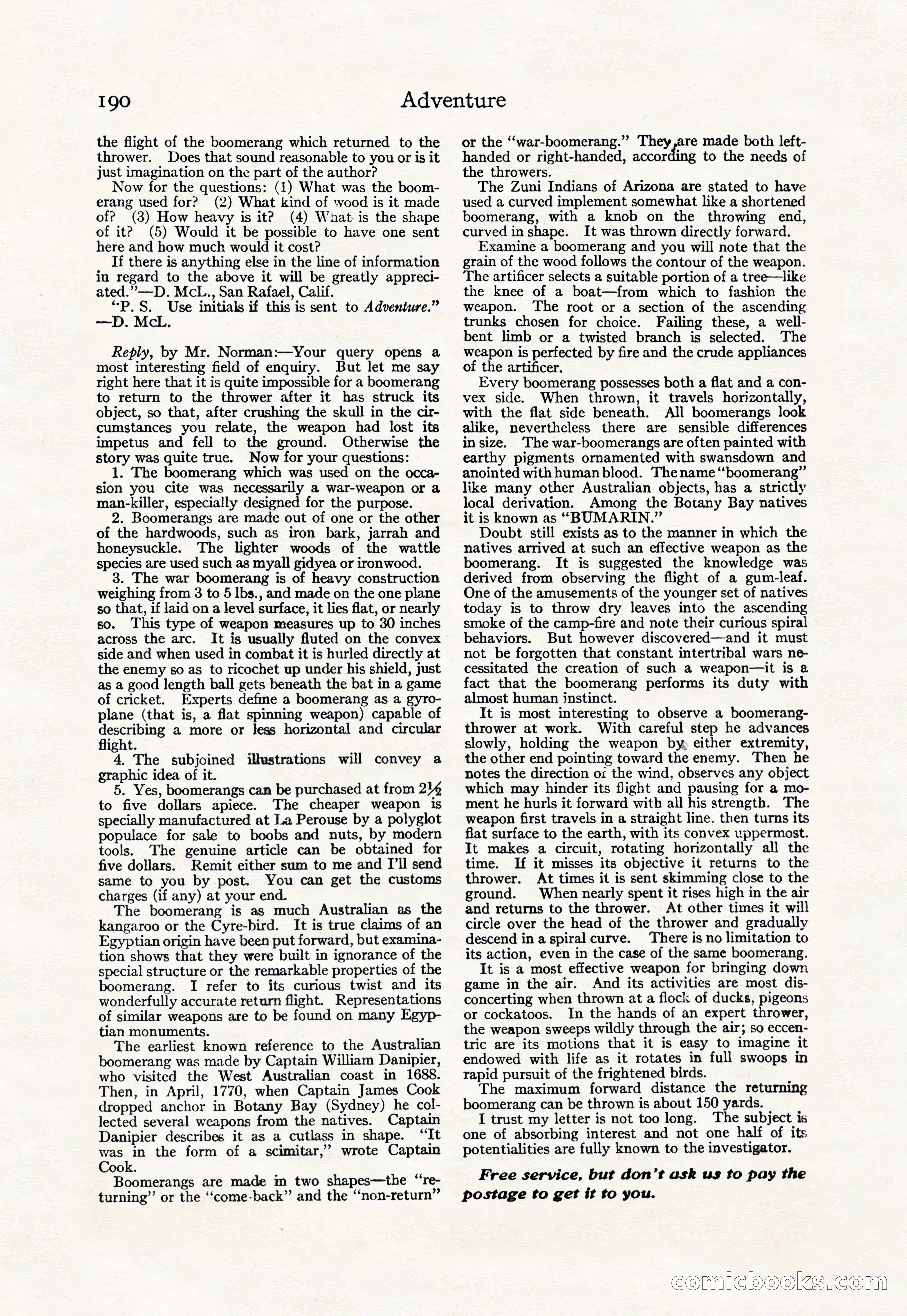 Adventure, May 23, 1926 — page 192 of 196