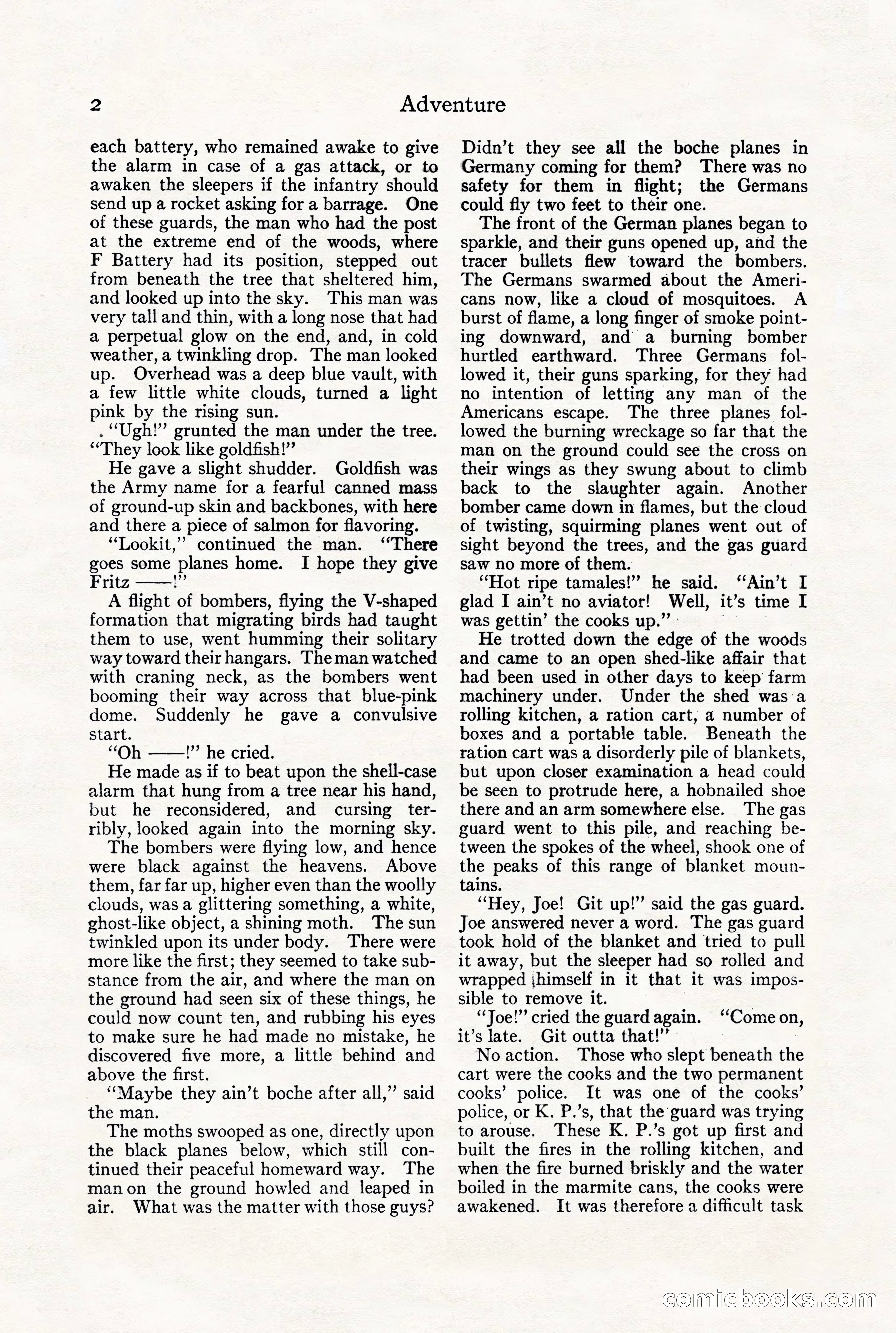 Adventure Magazine, July 23, 1926 — page 6 of 196