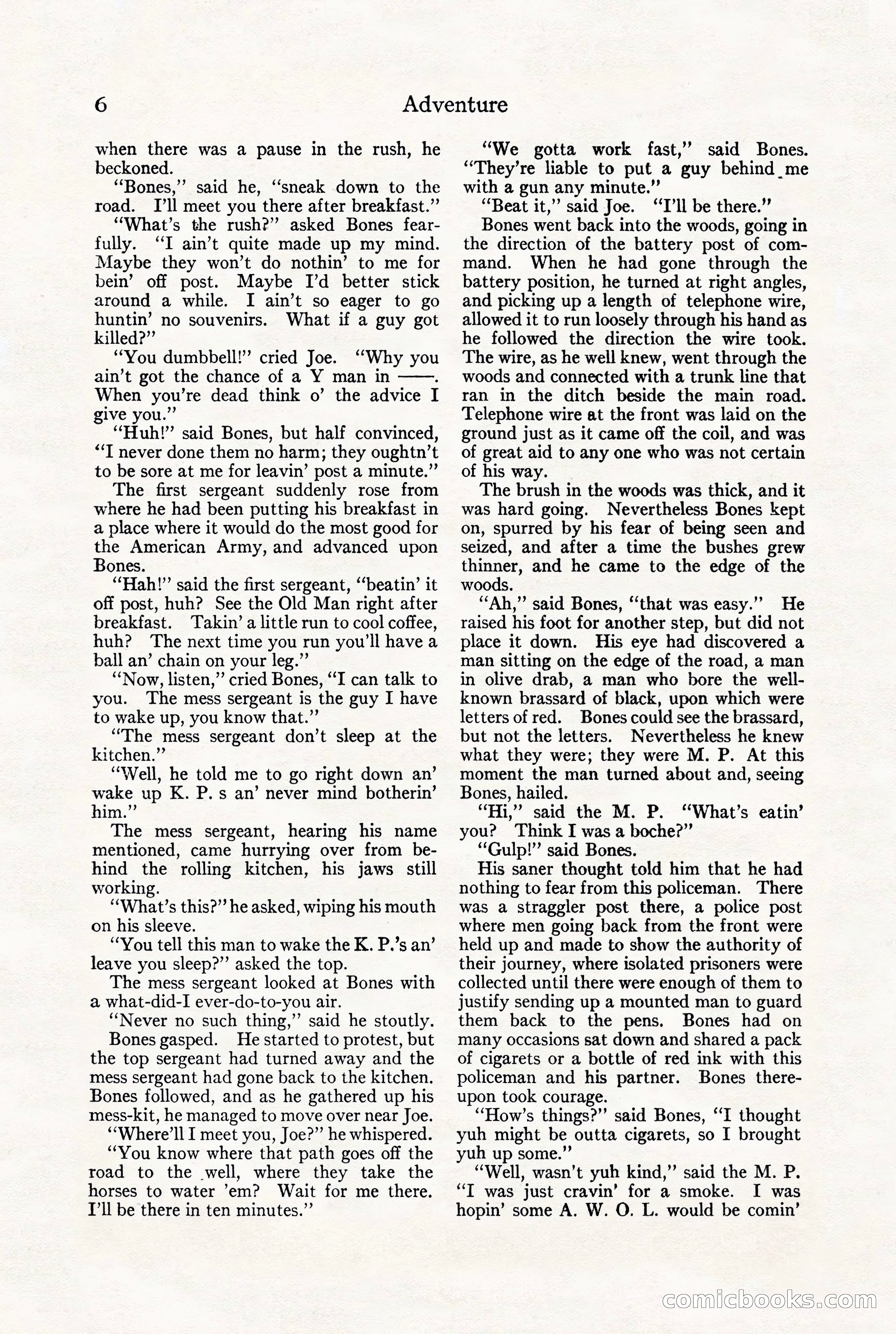 Adventure Magazine, July 23, 1926 — page 10 of 196