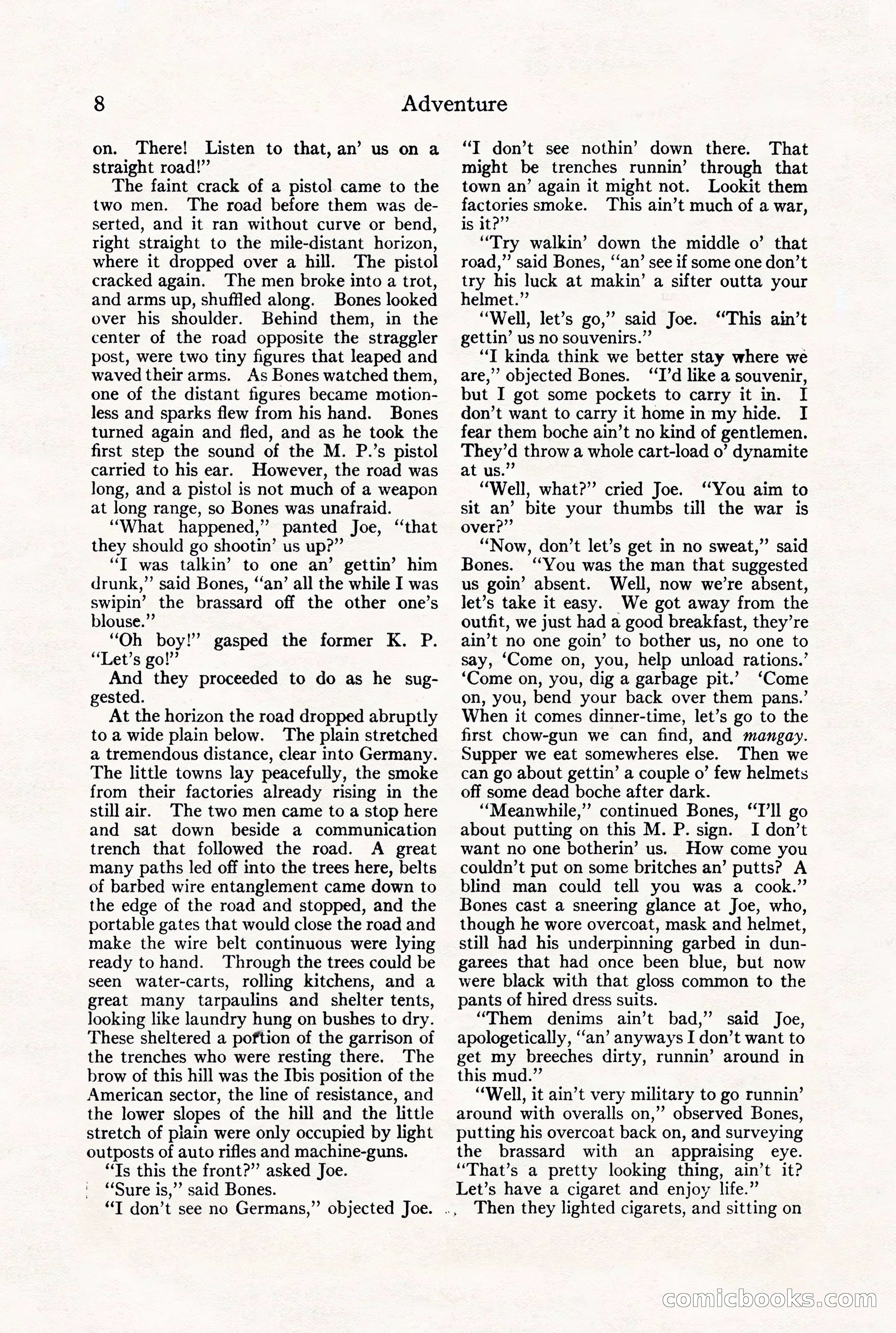 Adventure Magazine, July 23, 1926 — page 12 of 196