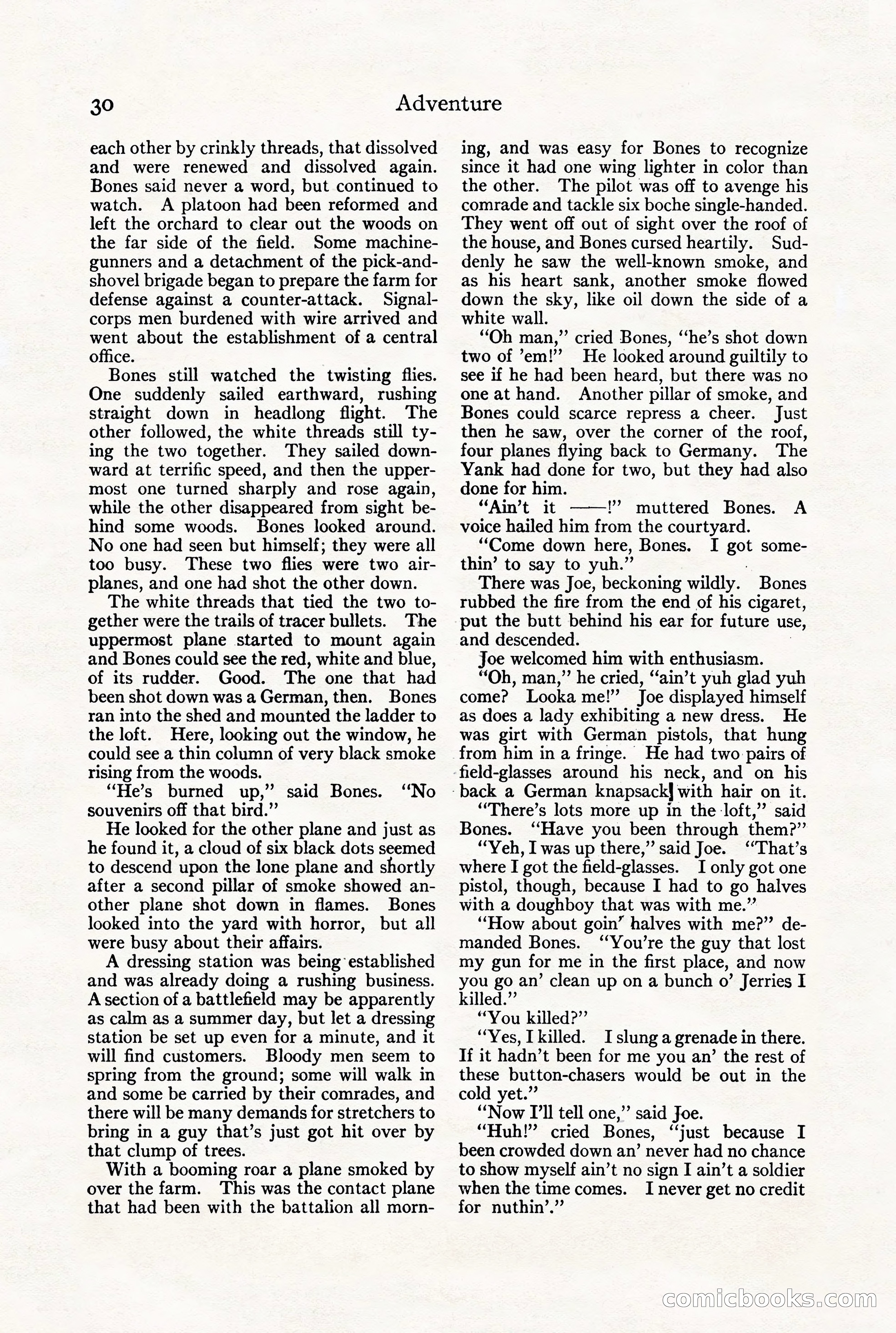Adventure Magazine, July 23, 1926 — page 34 of 196
