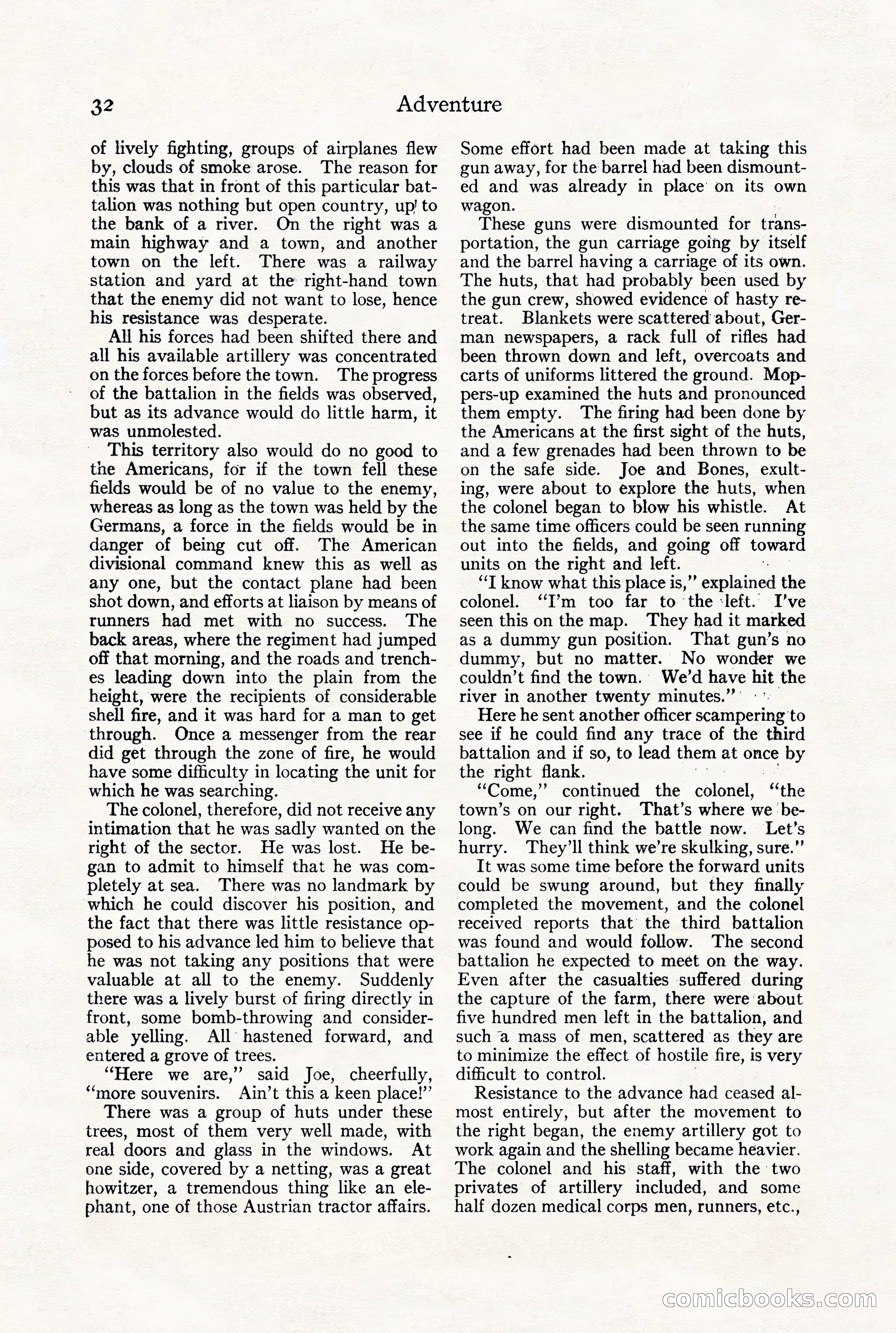 Adventure Magazine, July 23, 1926 — page 36 of 196