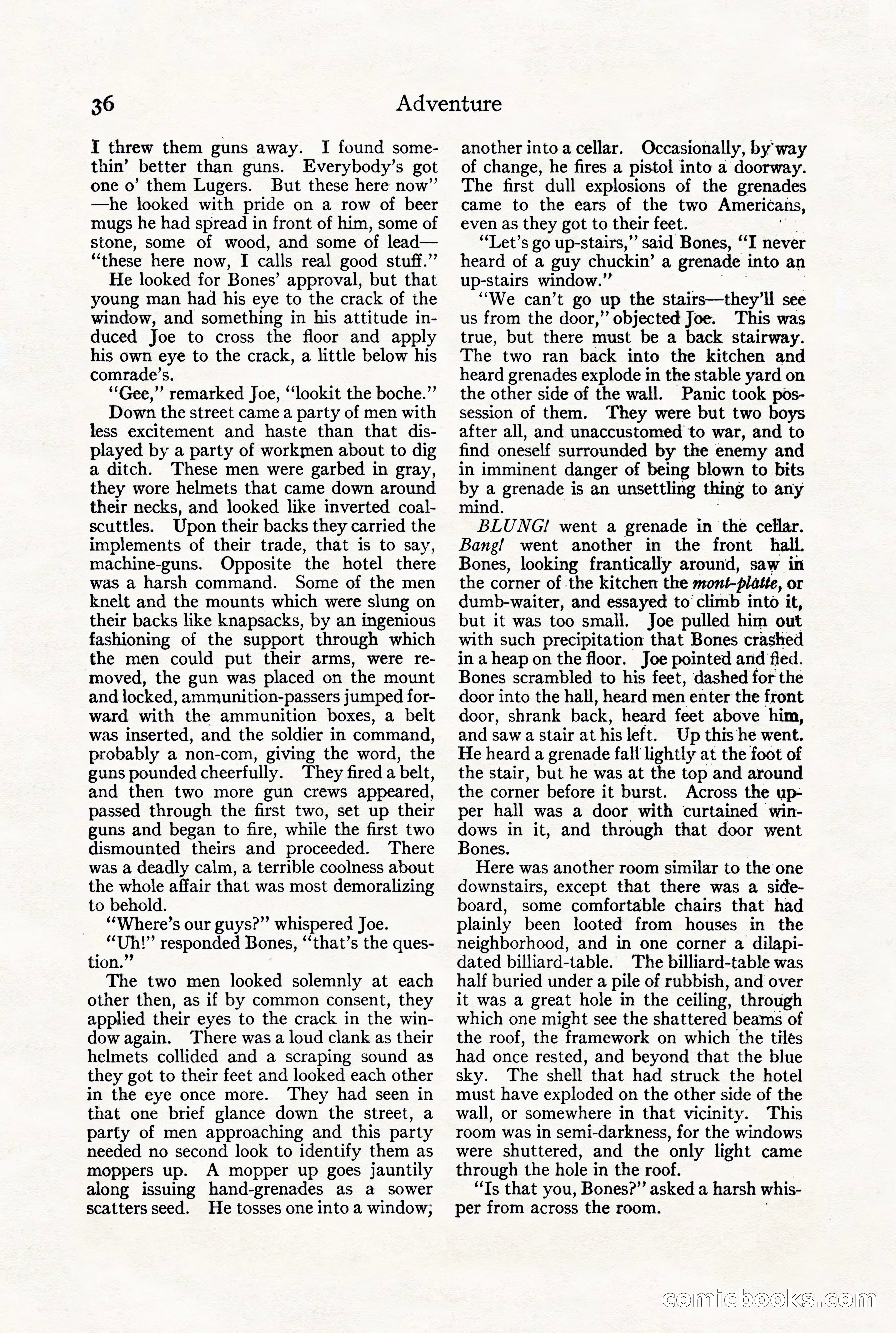 Adventure Magazine, July 23, 1926 — page 40 of 196