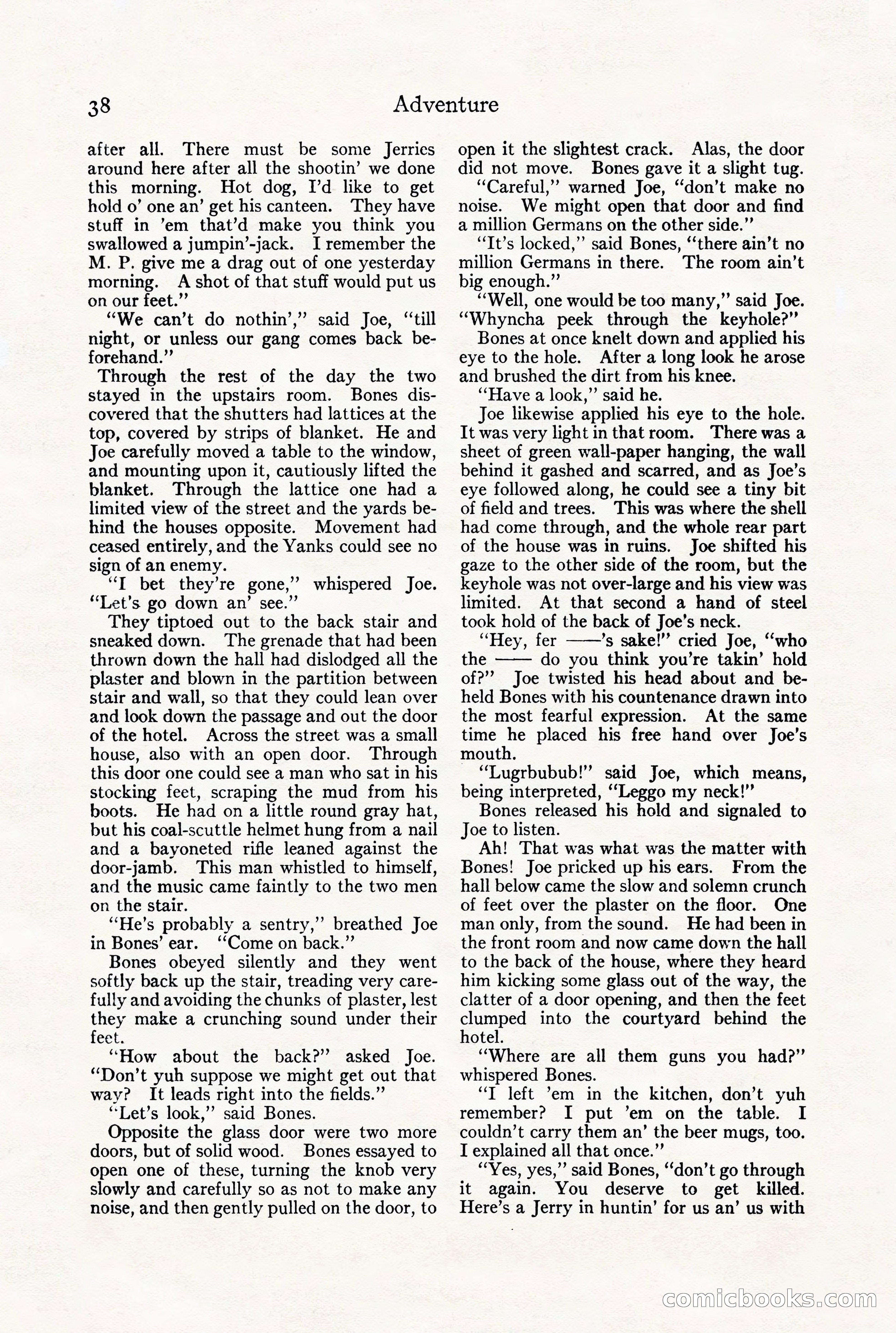 Adventure Magazine, July 23, 1926 — page 42 of 196