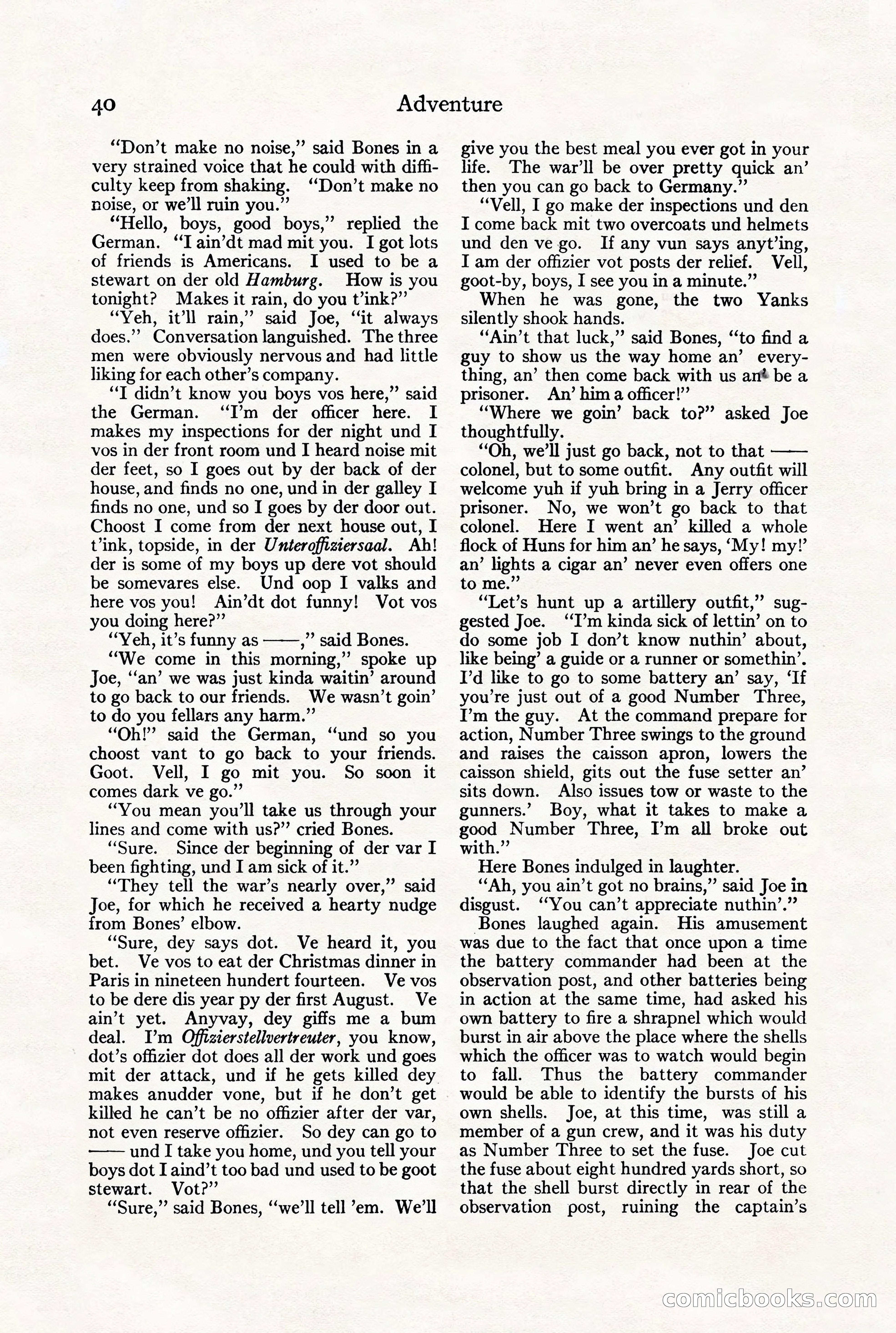Adventure Magazine, July 23, 1926 — page 44 of 196