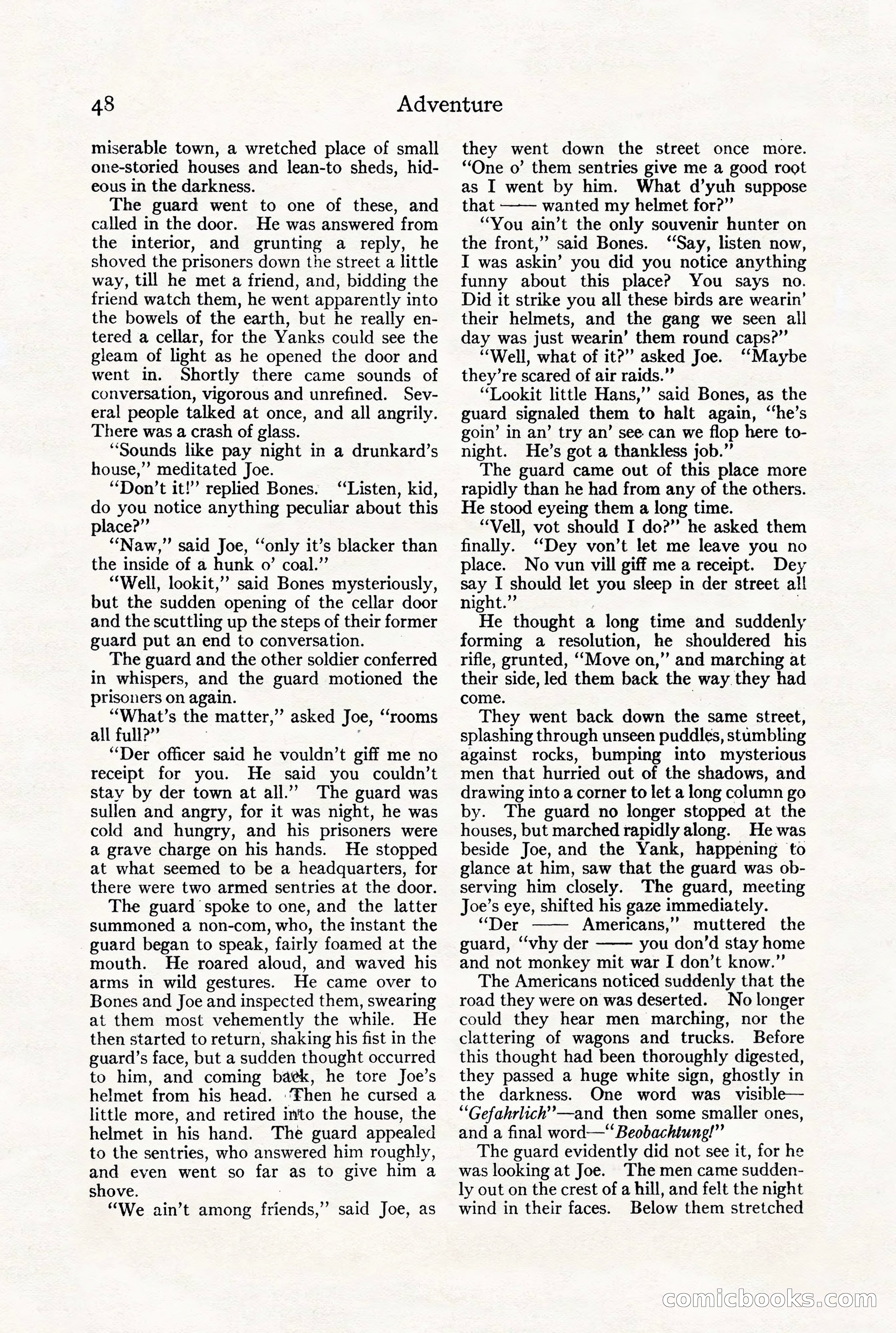 Adventure Magazine, July 23, 1926 — page 52 of 196