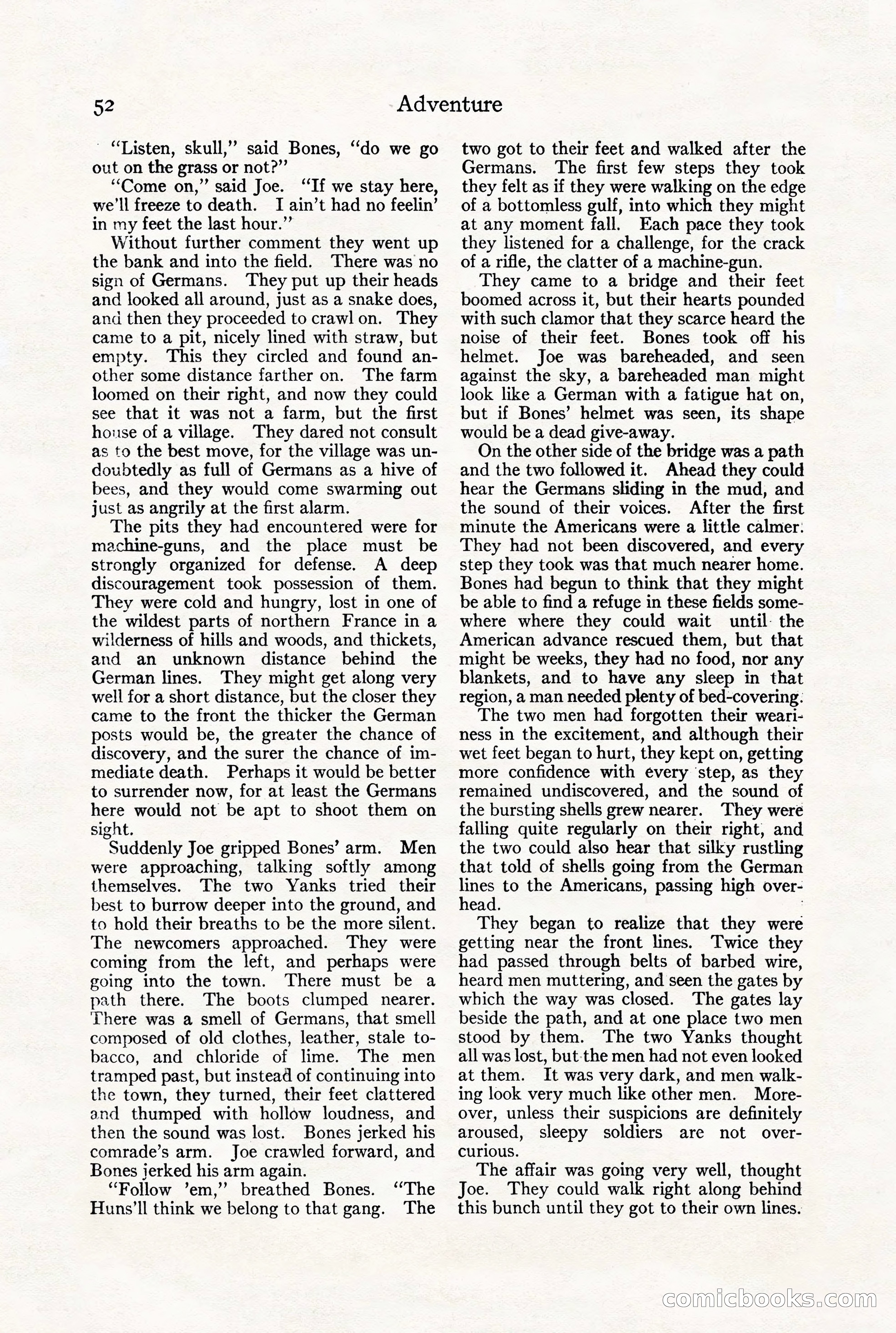 Adventure Magazine, July 23, 1926 — page 56 of 196