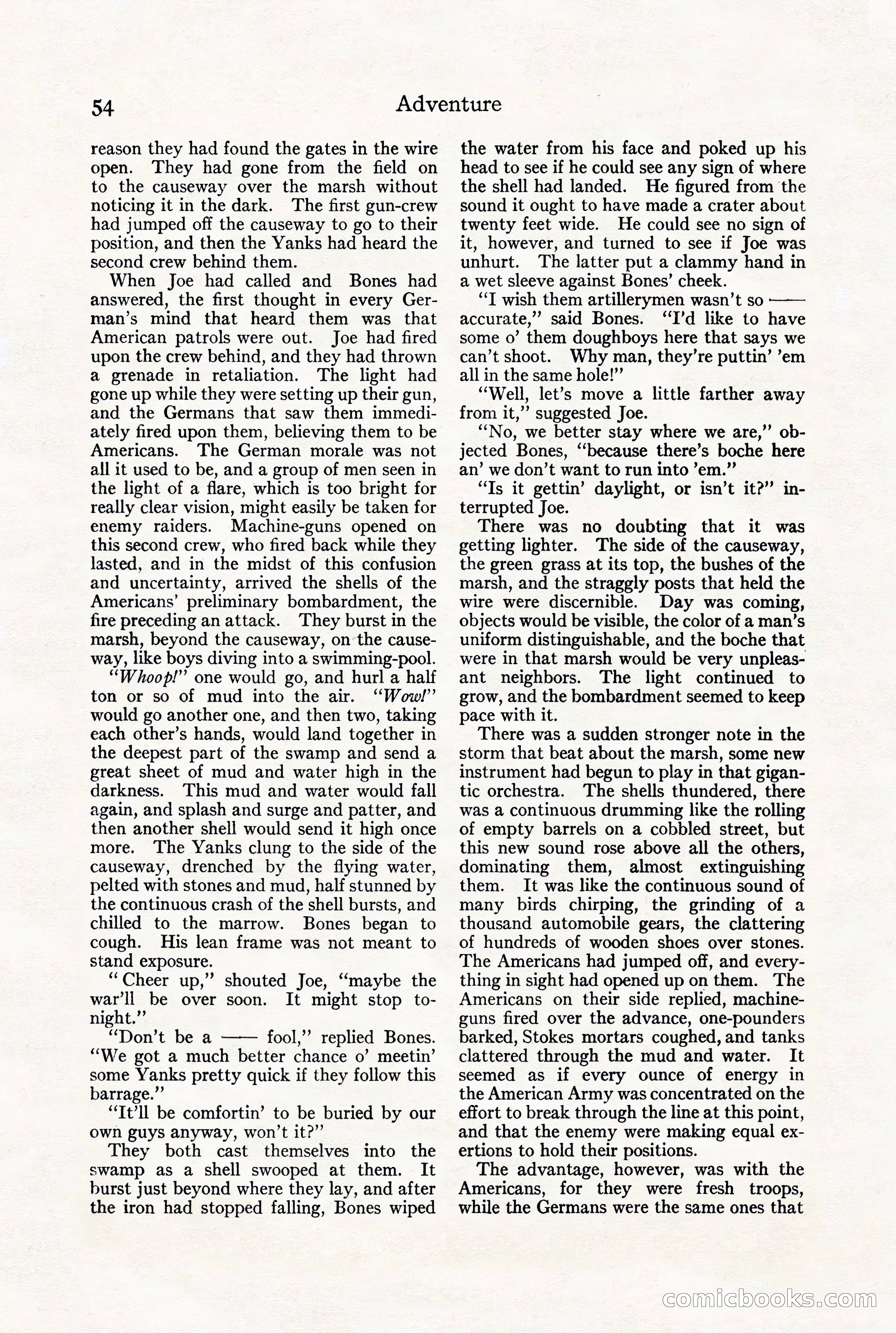 Adventure Magazine, July 23, 1926 — page 58 of 196