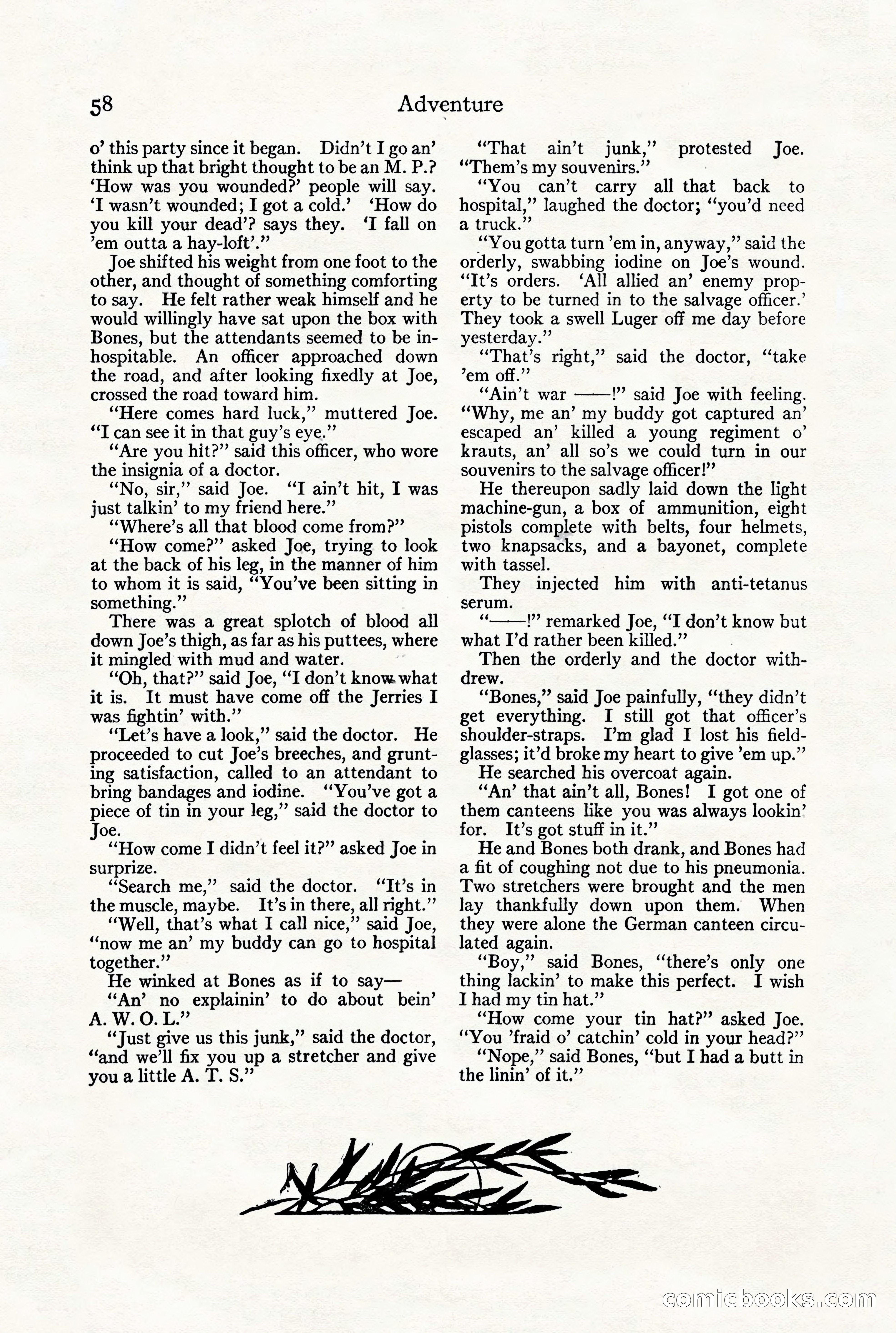 Adventure Magazine, July 23, 1926 — page 62 of 196
