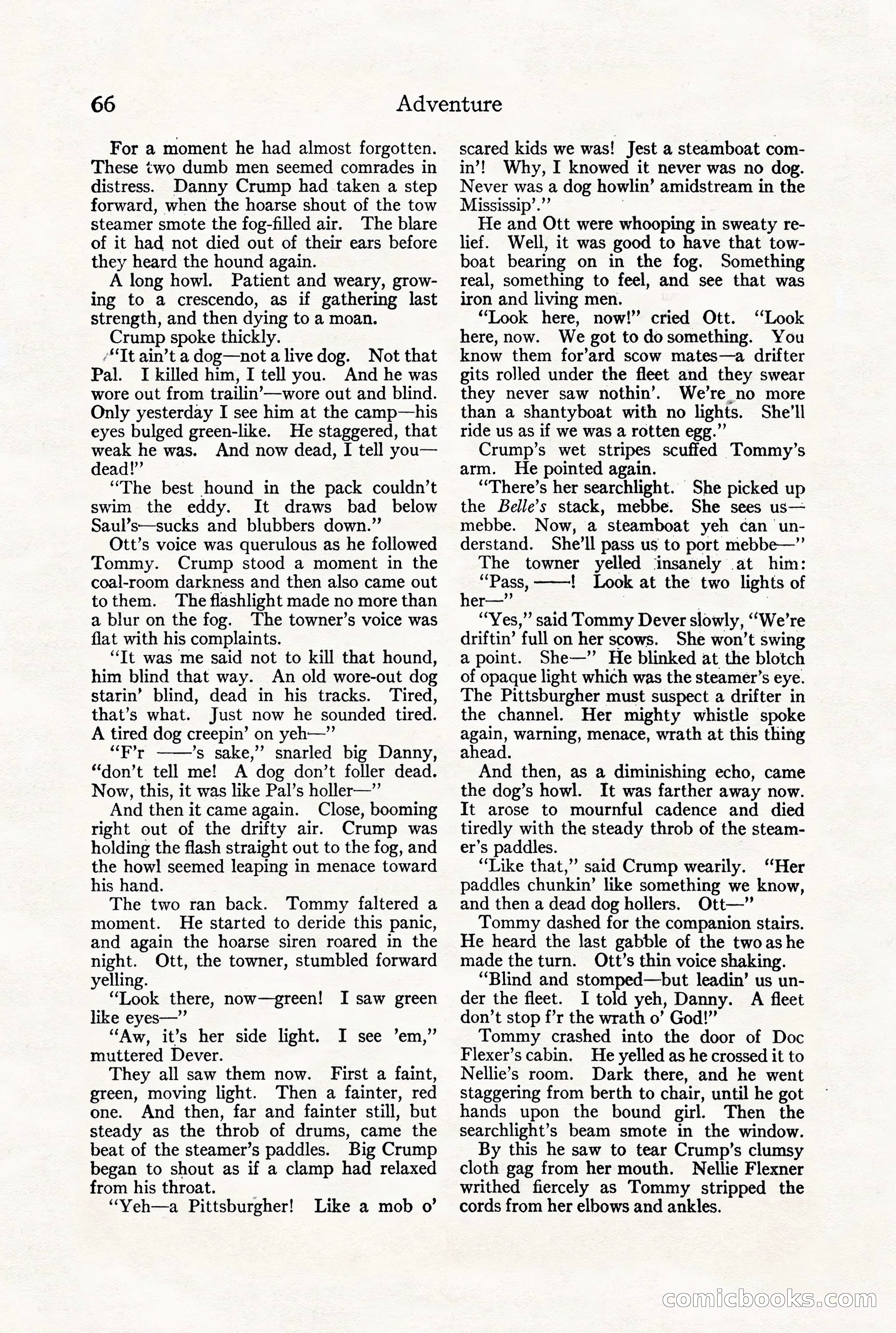 Adventure Magazine, July 23, 1926 — page 70 of 196