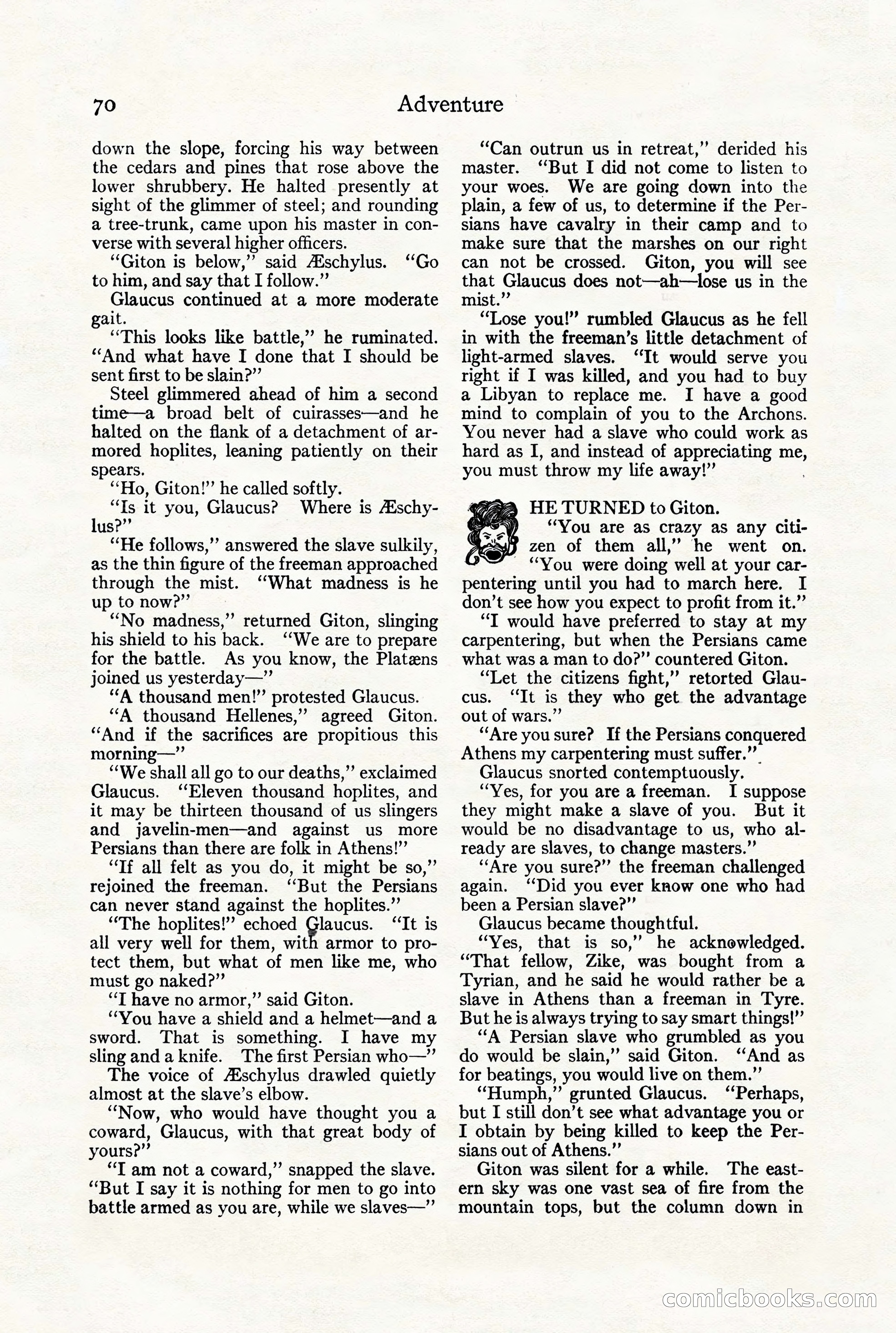 Adventure Magazine, July 23, 1926 — page 74 of 196